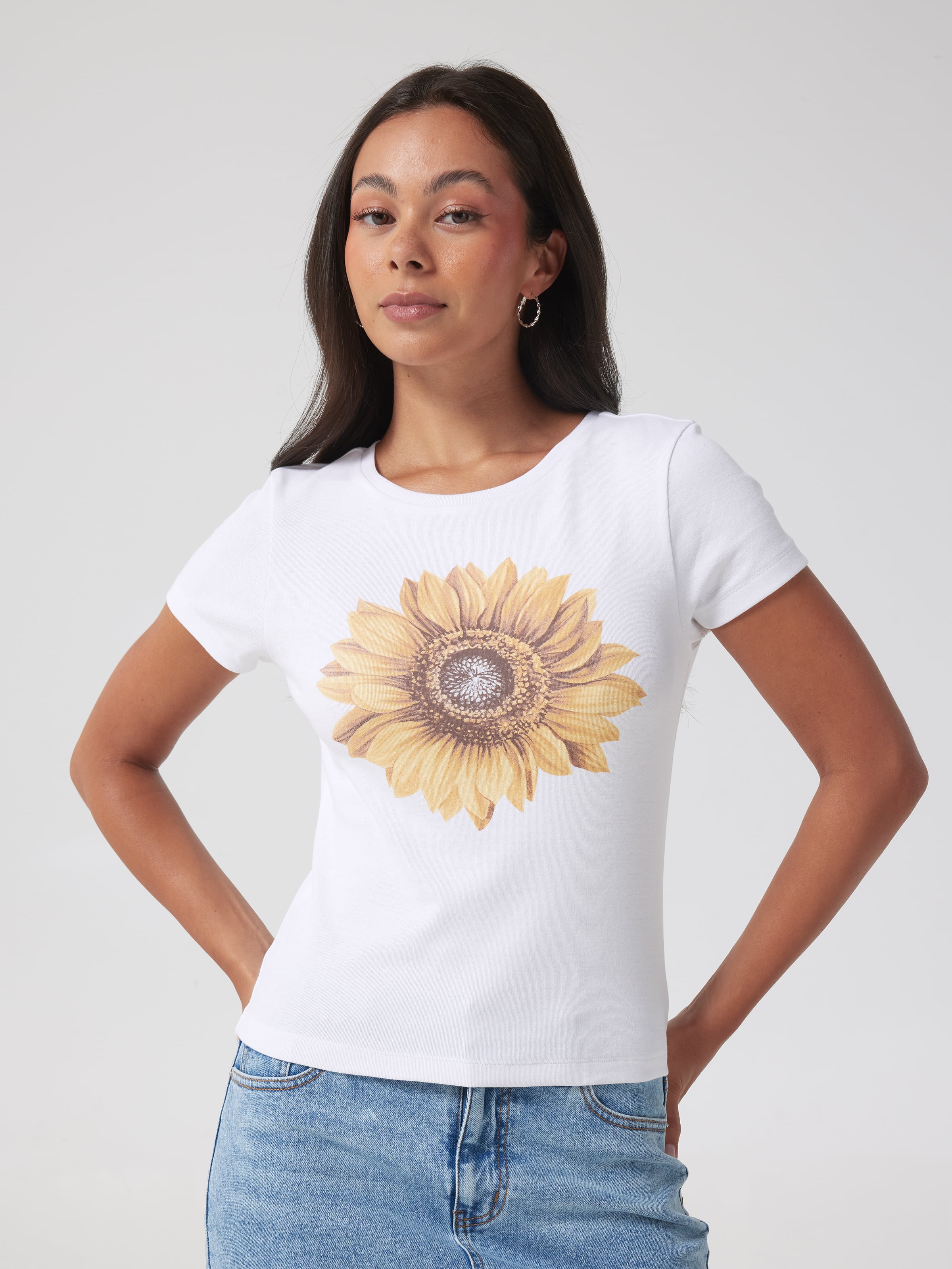 Sunflower Baby Tee