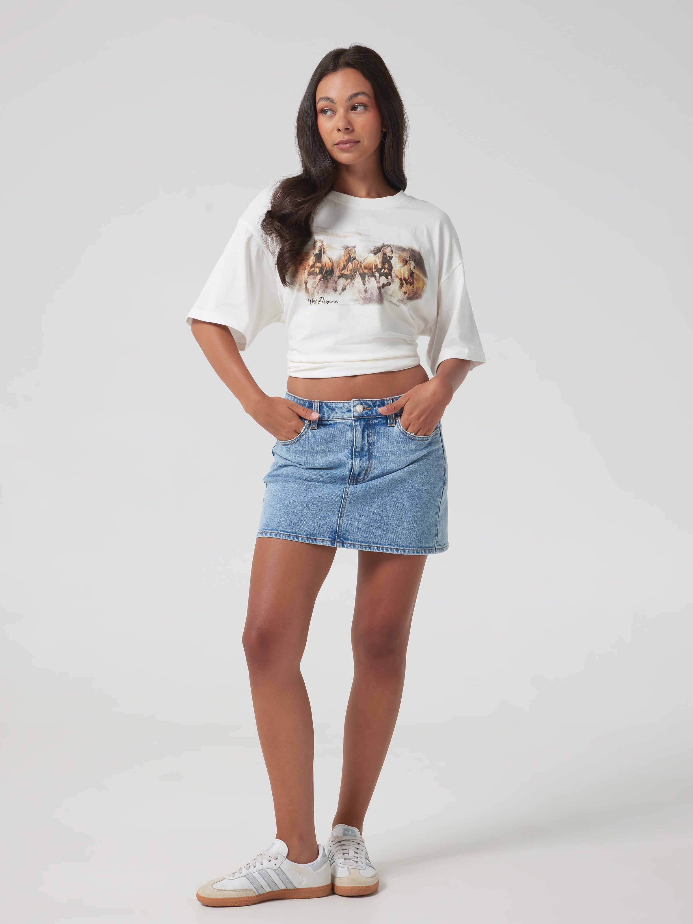Horses Oversized Tee