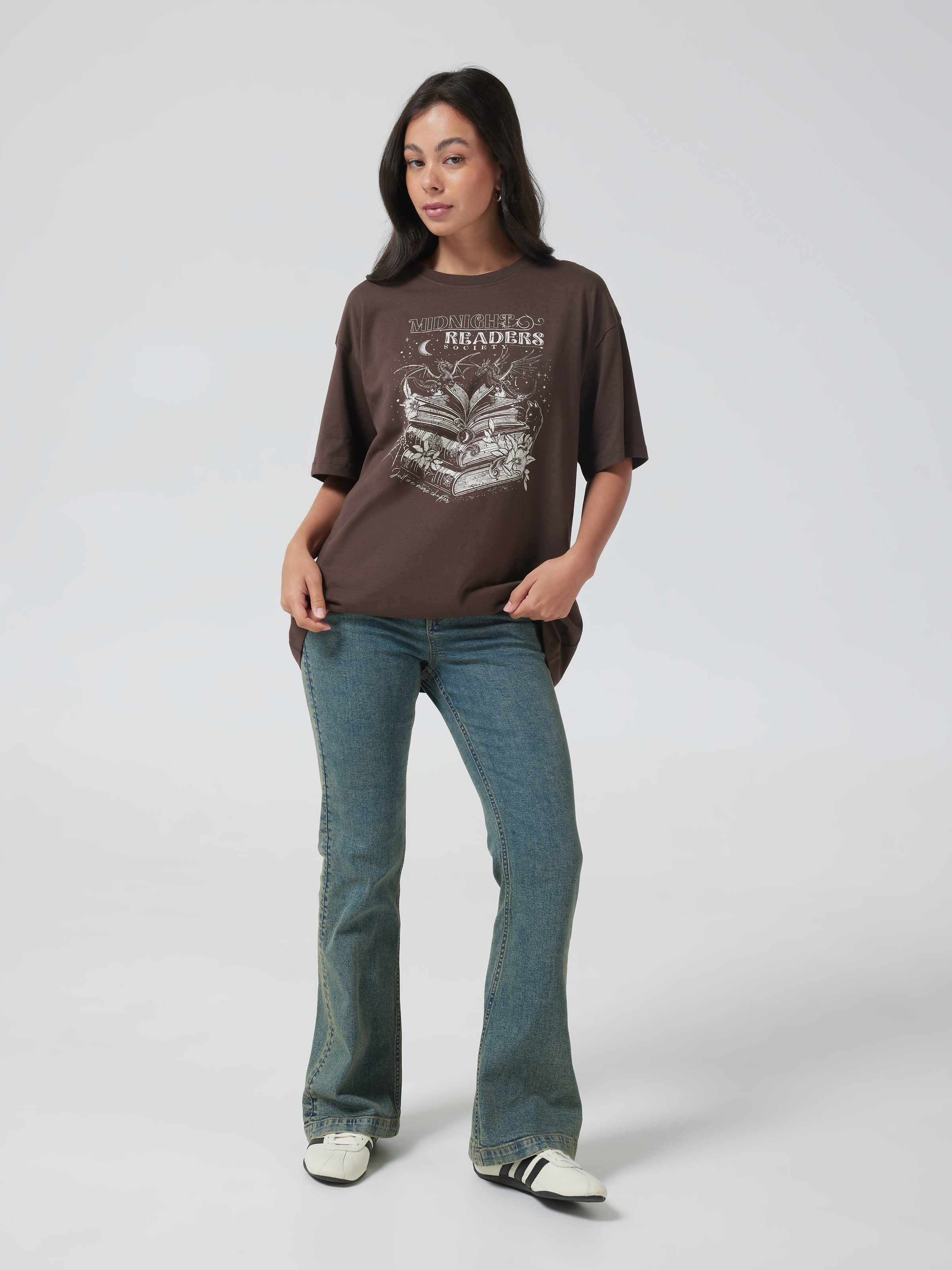 Fantasy Book Oversized Tee