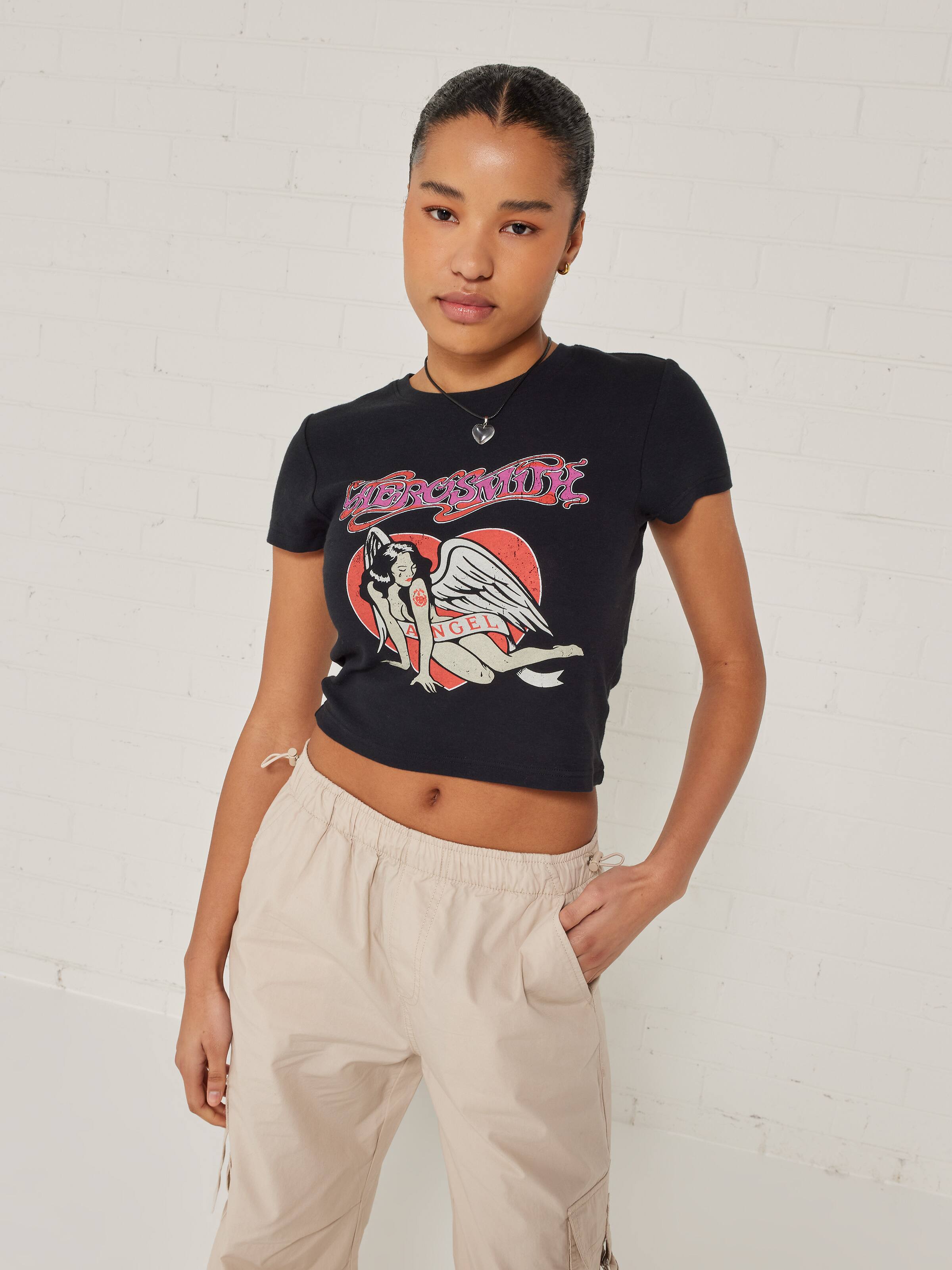 Music Aerosmith Baby Tee