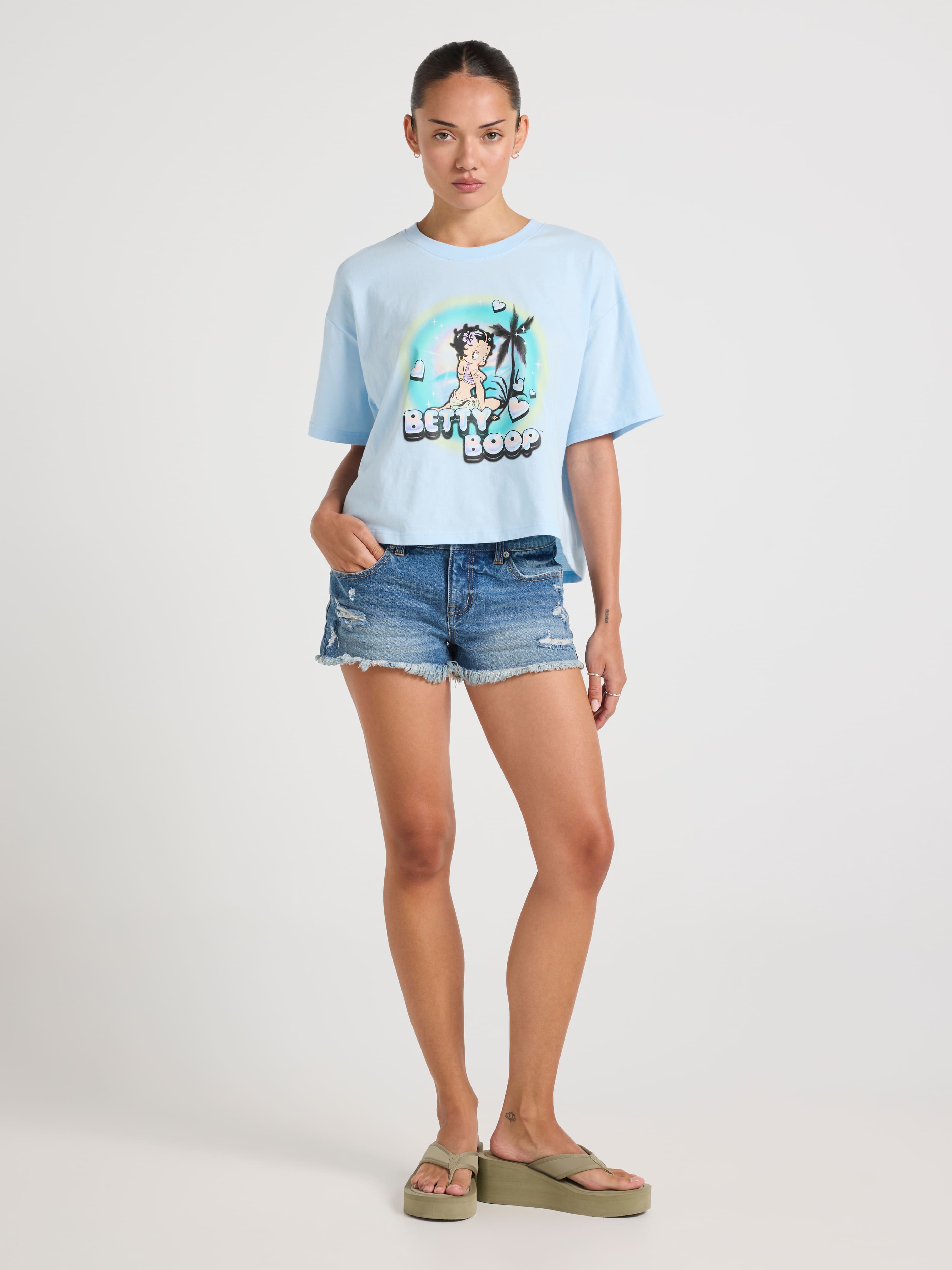 Betty Boop Island Boxy Tee