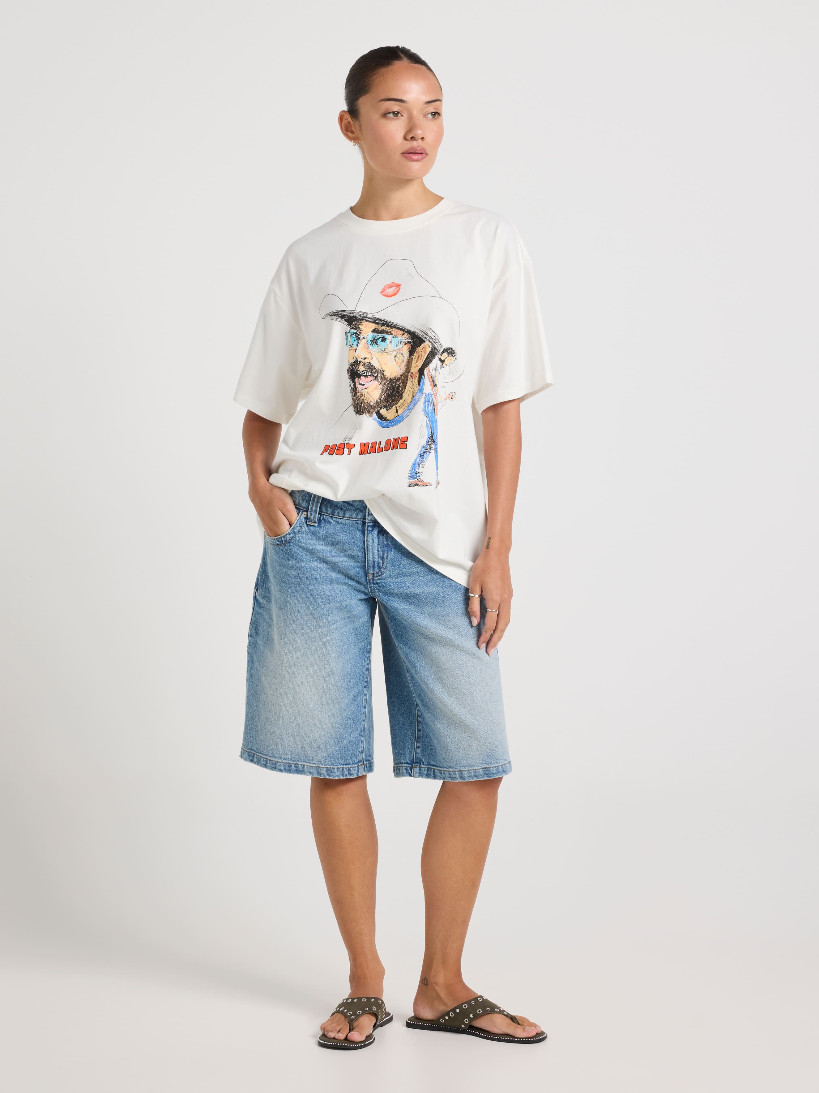 Music Post Malone Oversized Tee
