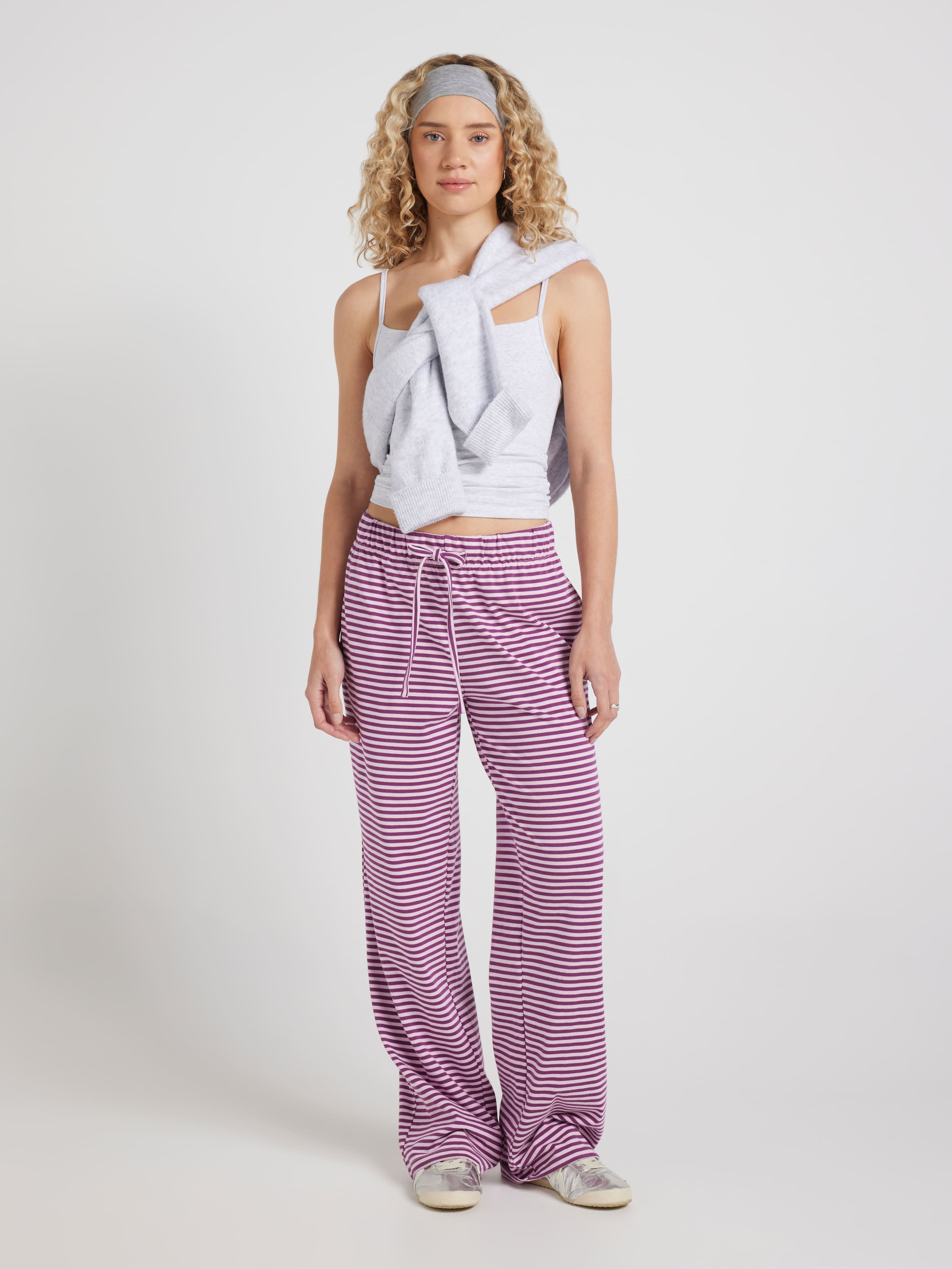 Striped Drapey Lounge Pant