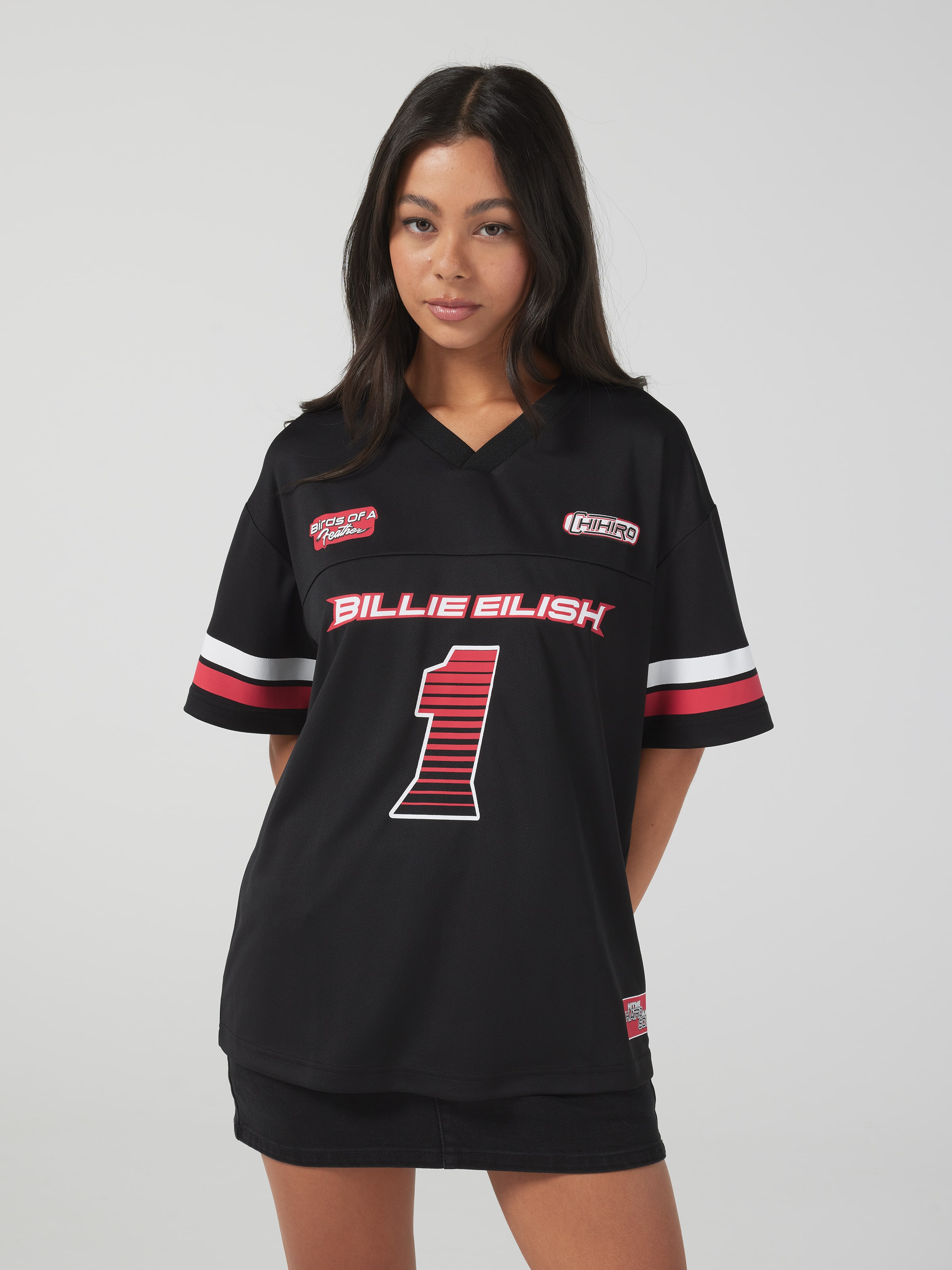 【。】Billie Eilish Red and Black Jersey Billie Eilish Basketball Jersey | Billie Eilish Red/Black Jersey