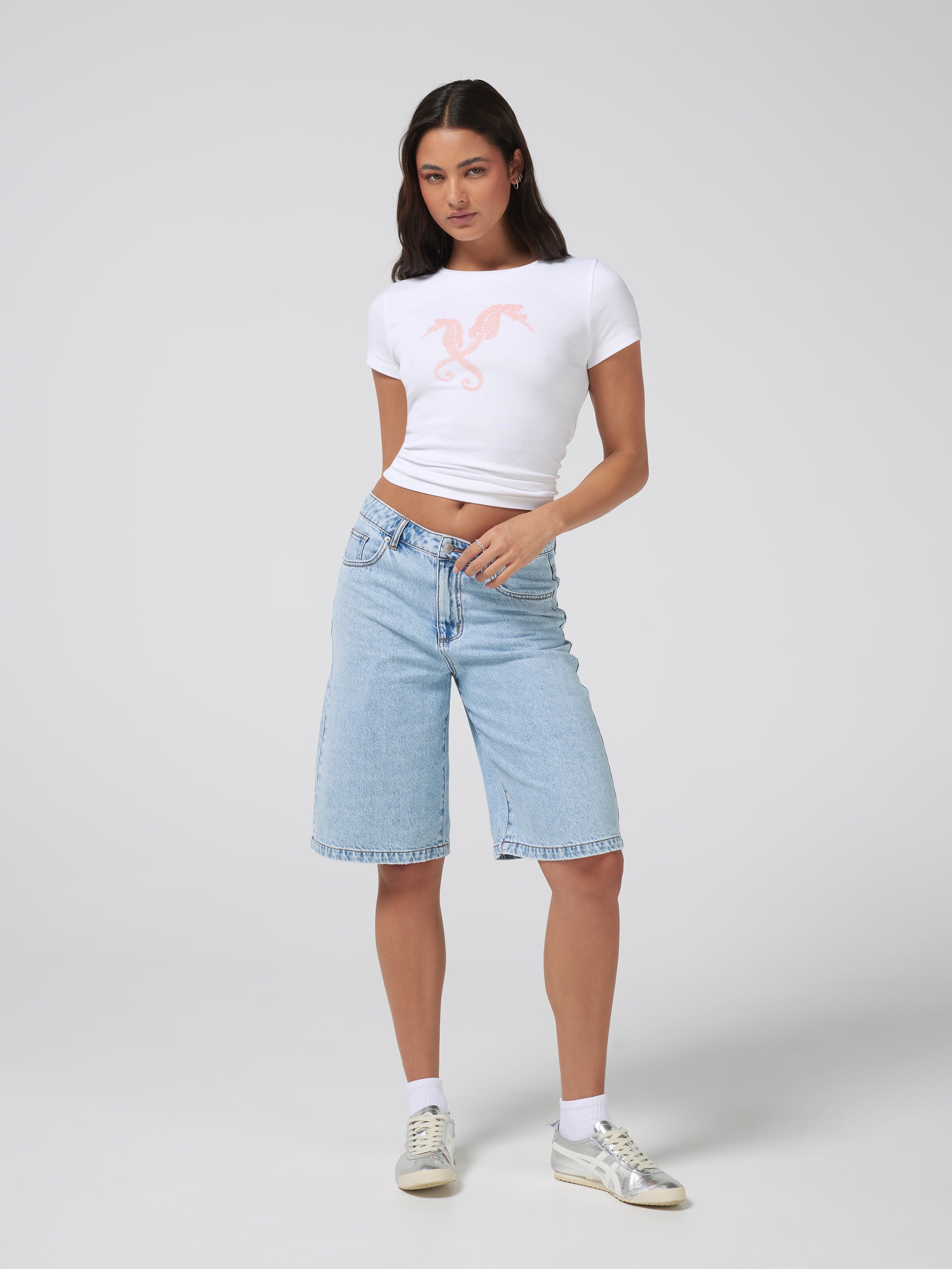 Seahorse Longline Baby Tee