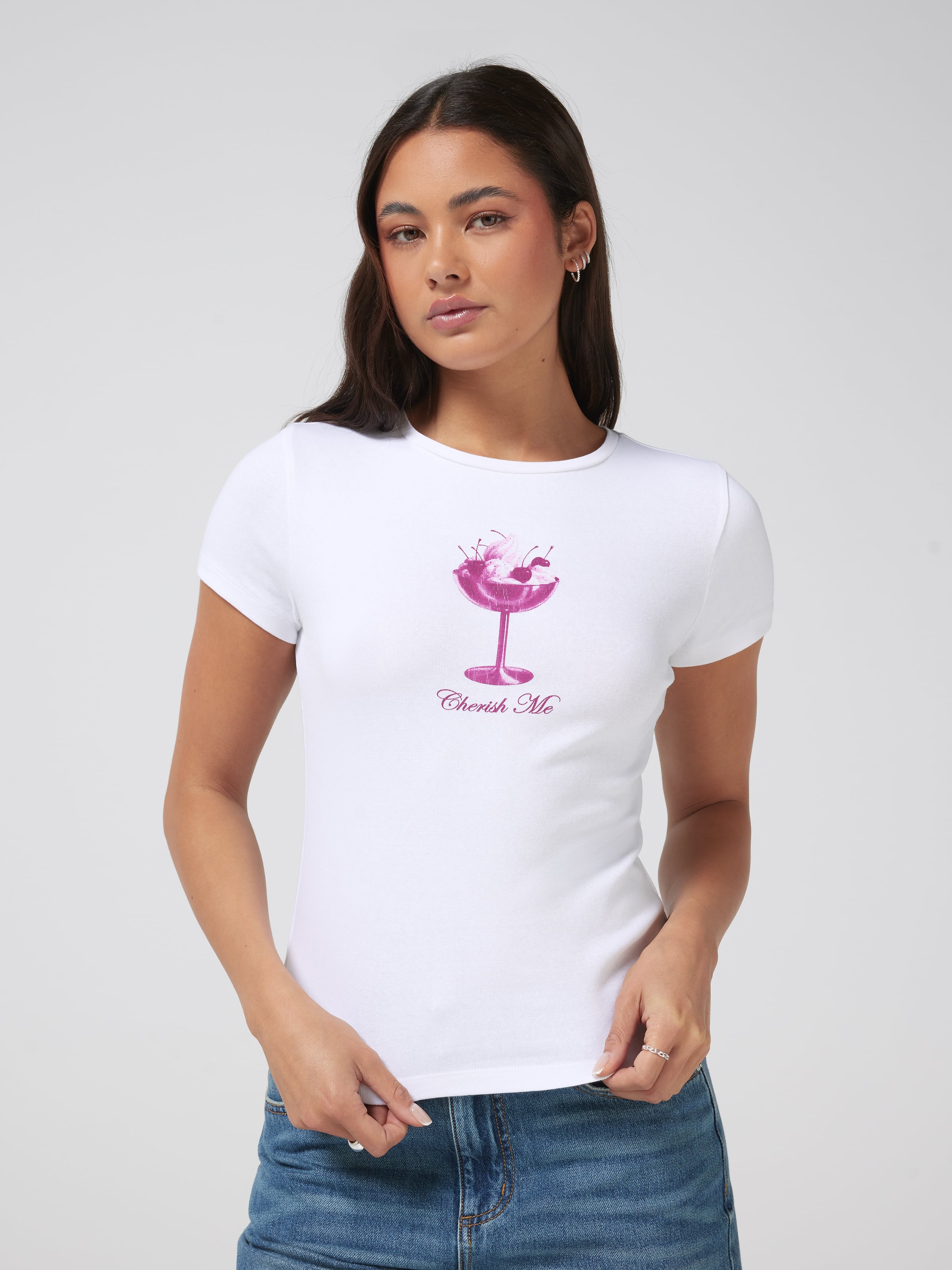 Sundae Longline Baby Tee