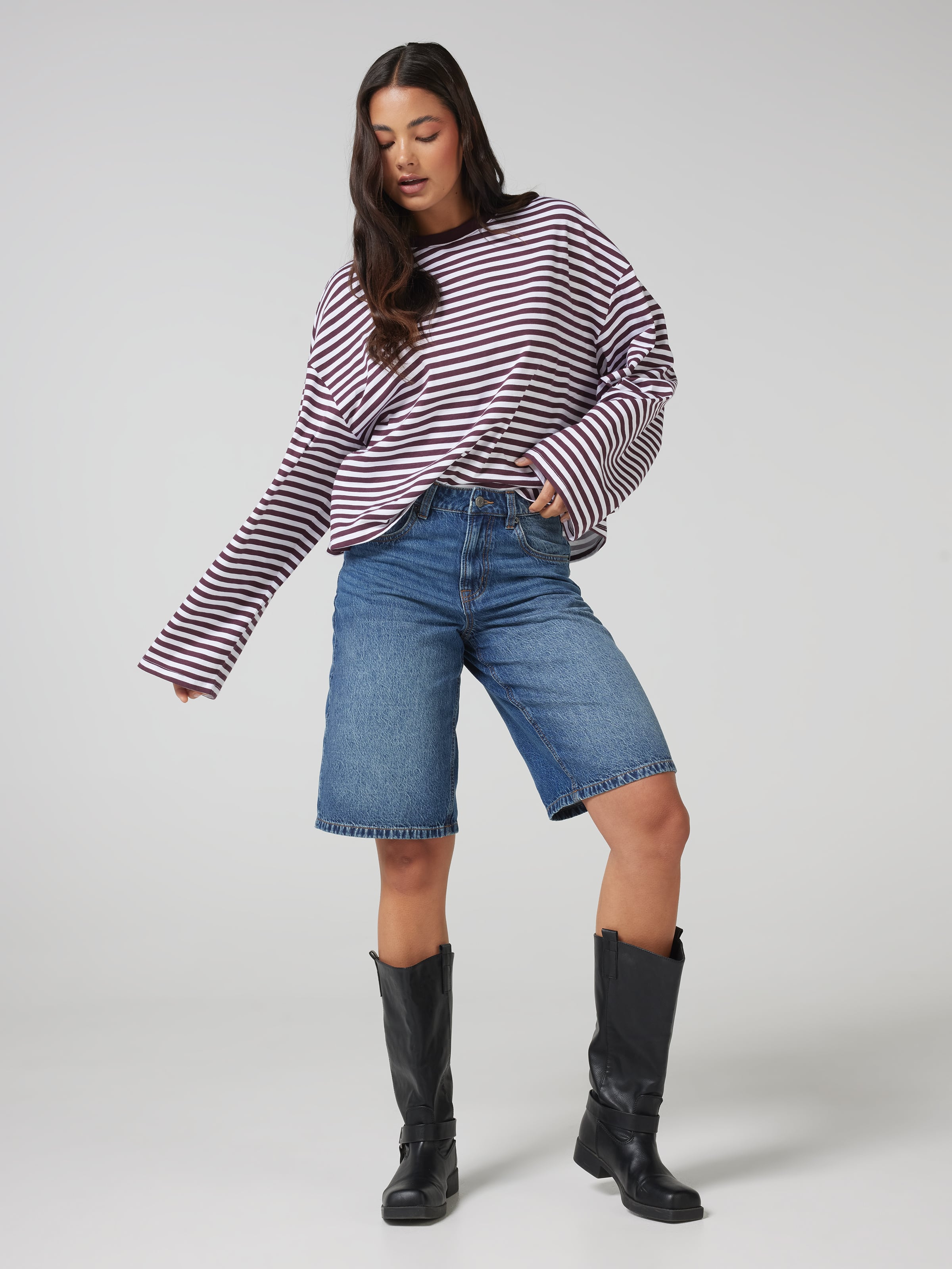 Long Sleeve Stripe Tee