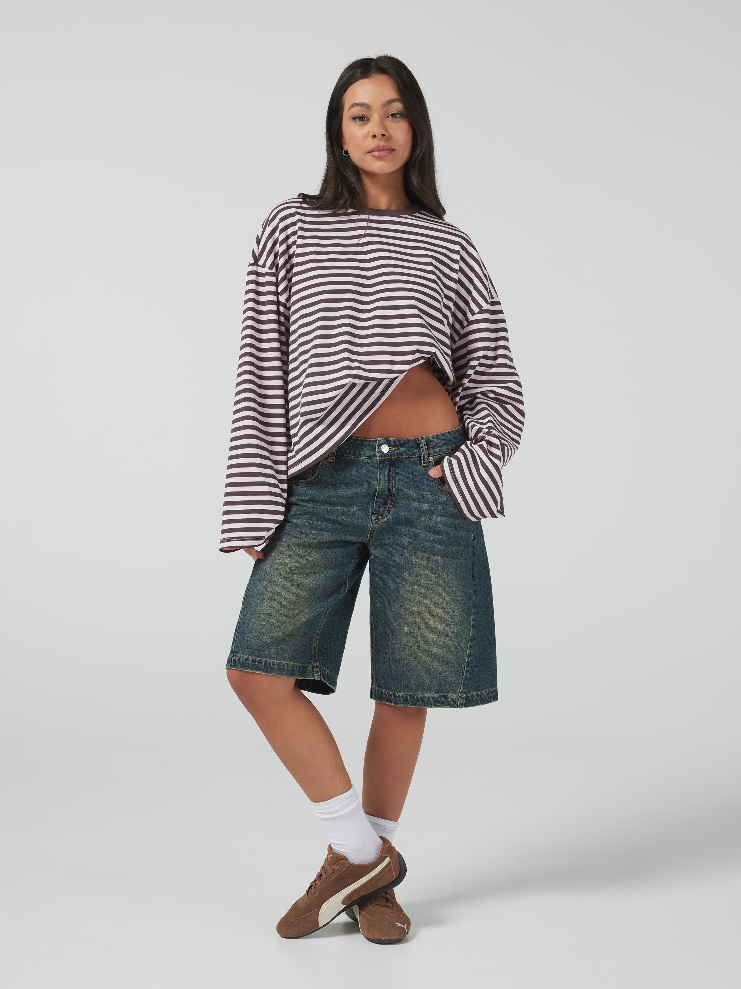 Long Sleeve Stripe Tee