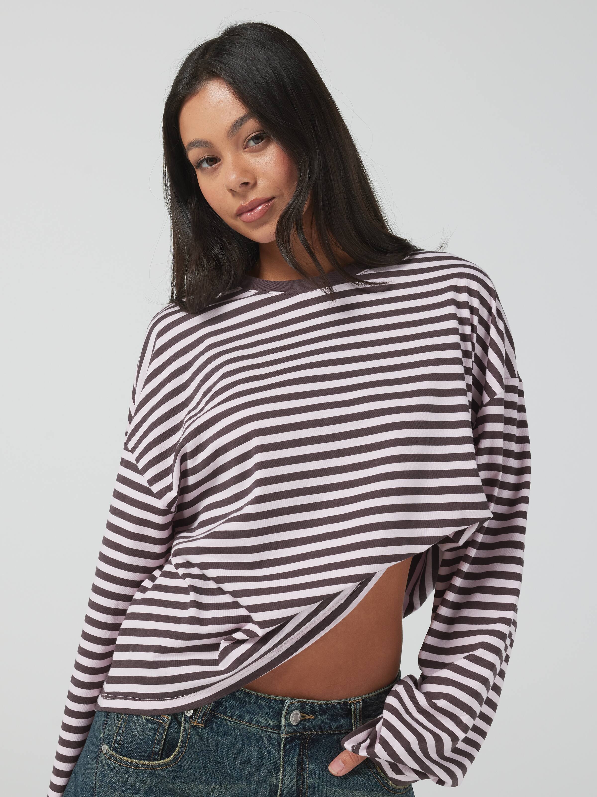 Long Sleeve Stripe Tee
