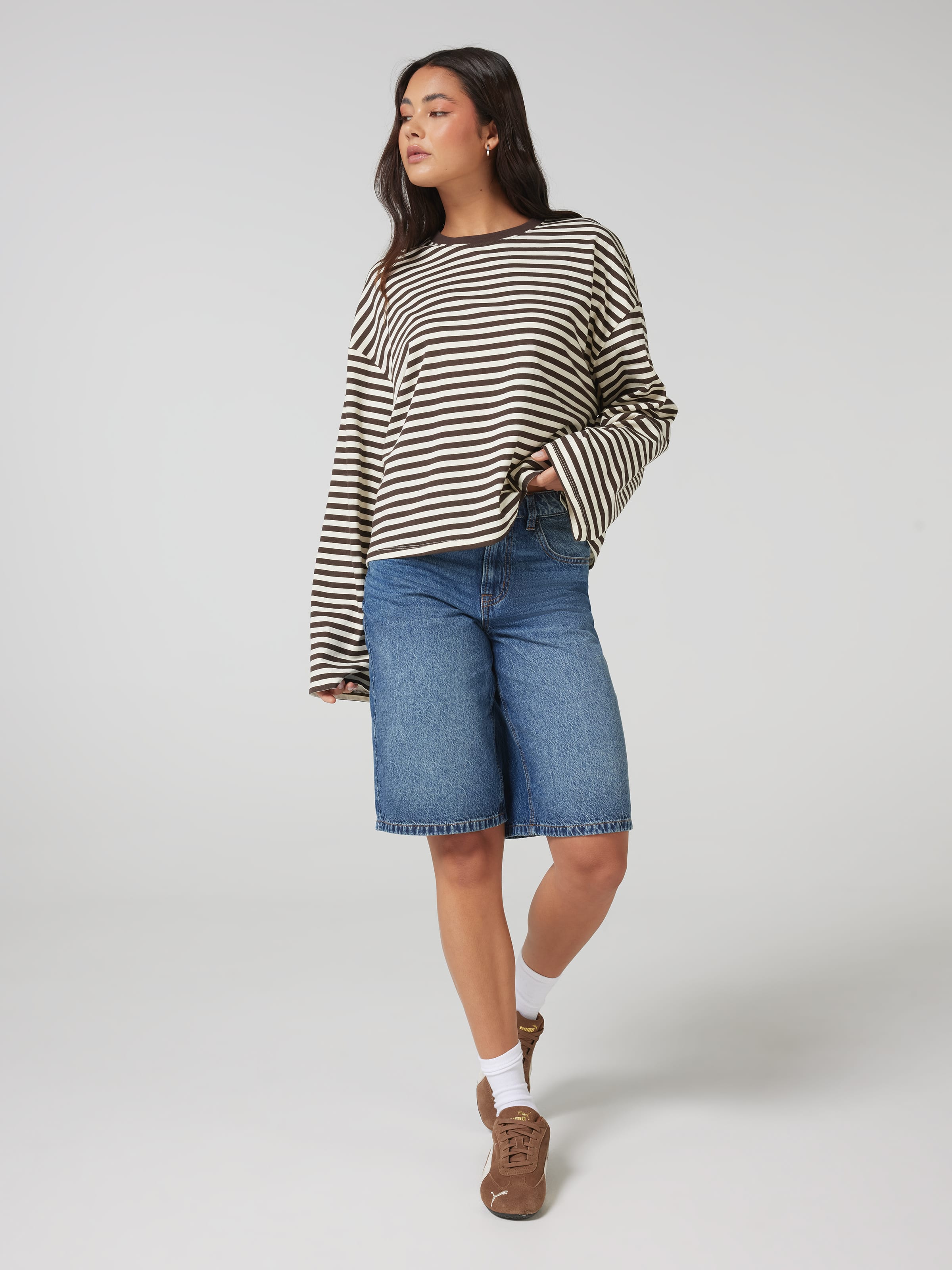 Long Sleeve Stripe Tee
