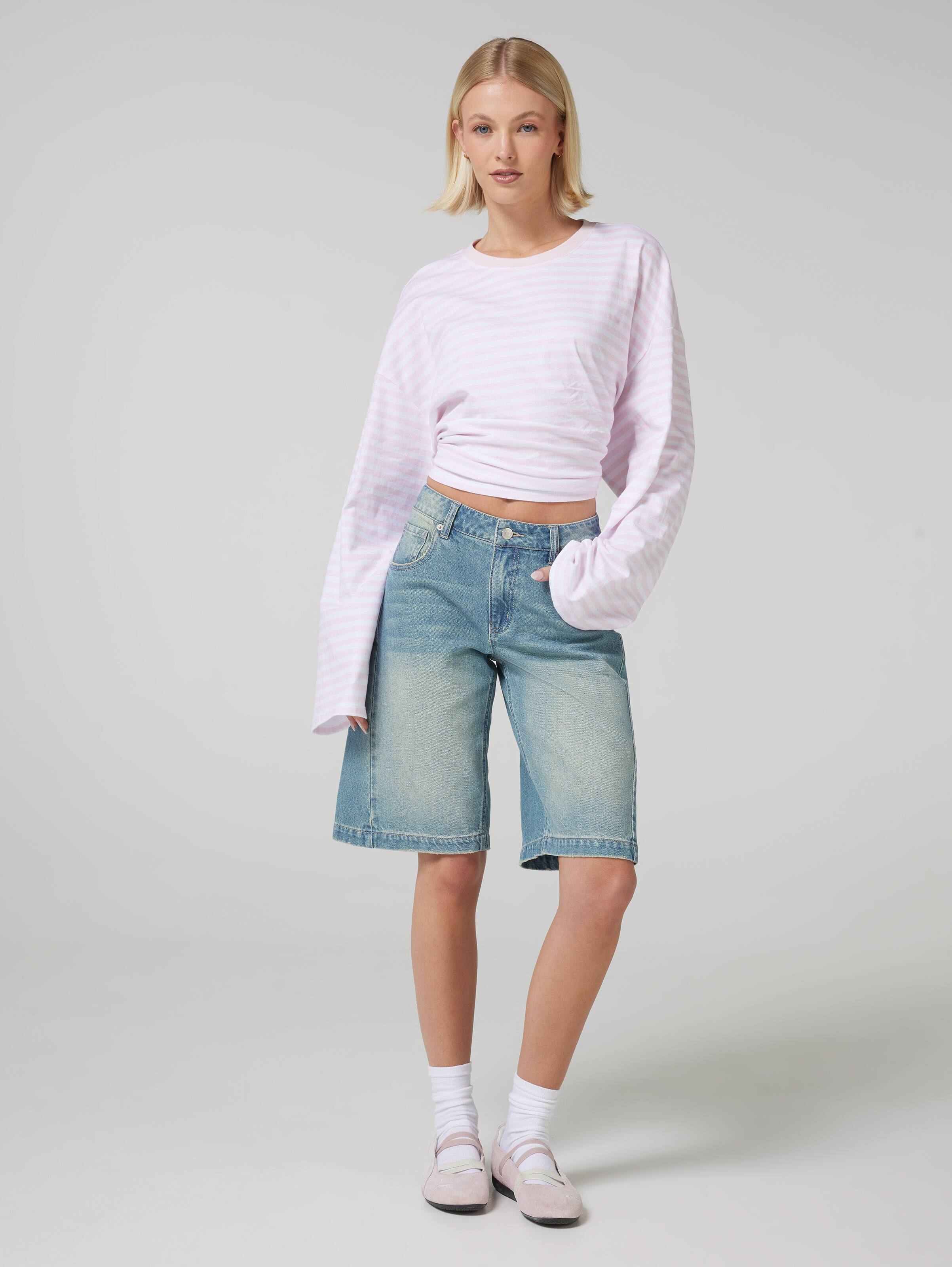 Long Sleeve Stripe Tee