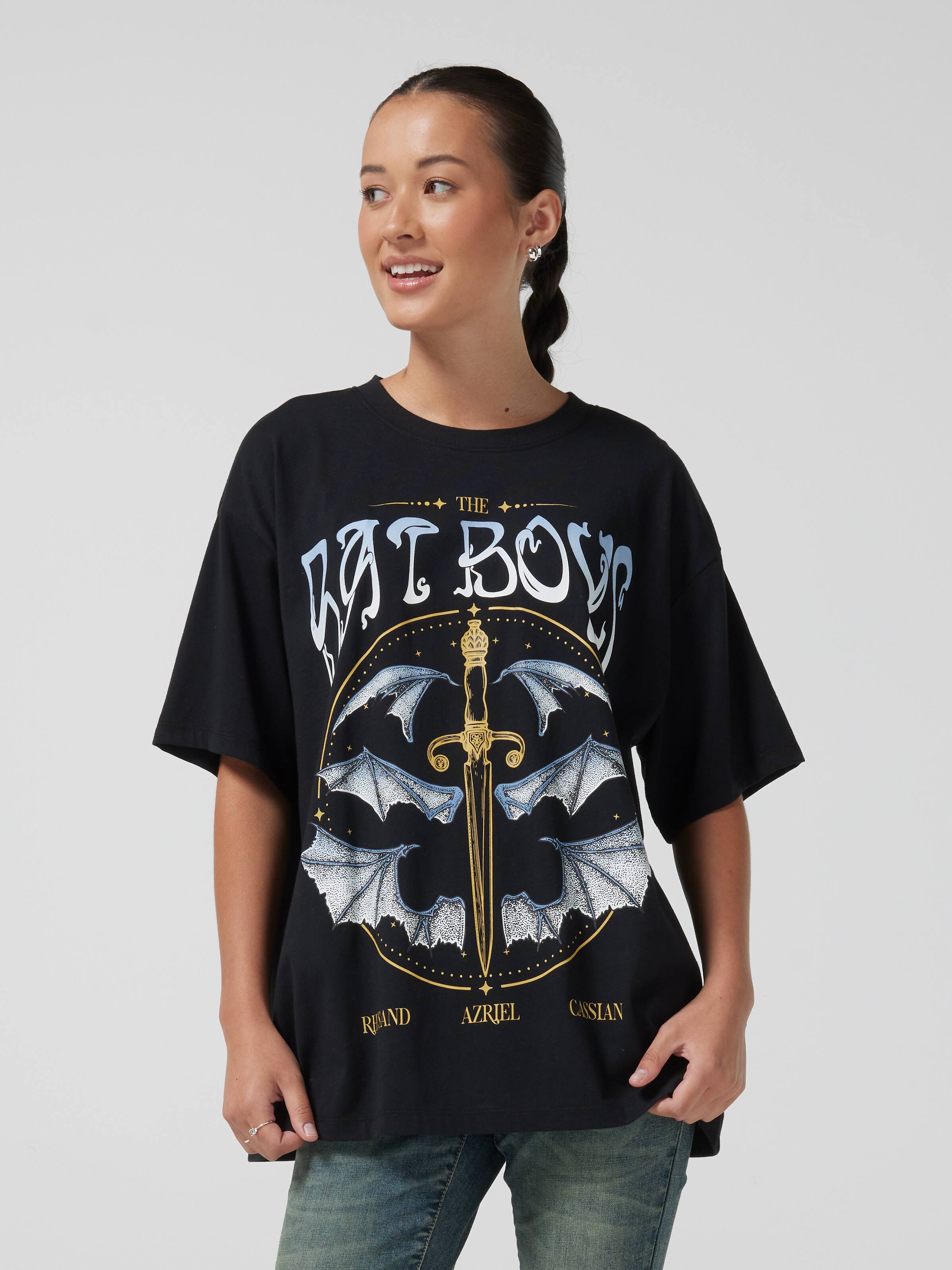A Court Of Thorns & Roses Bat Boys Oversized Tee