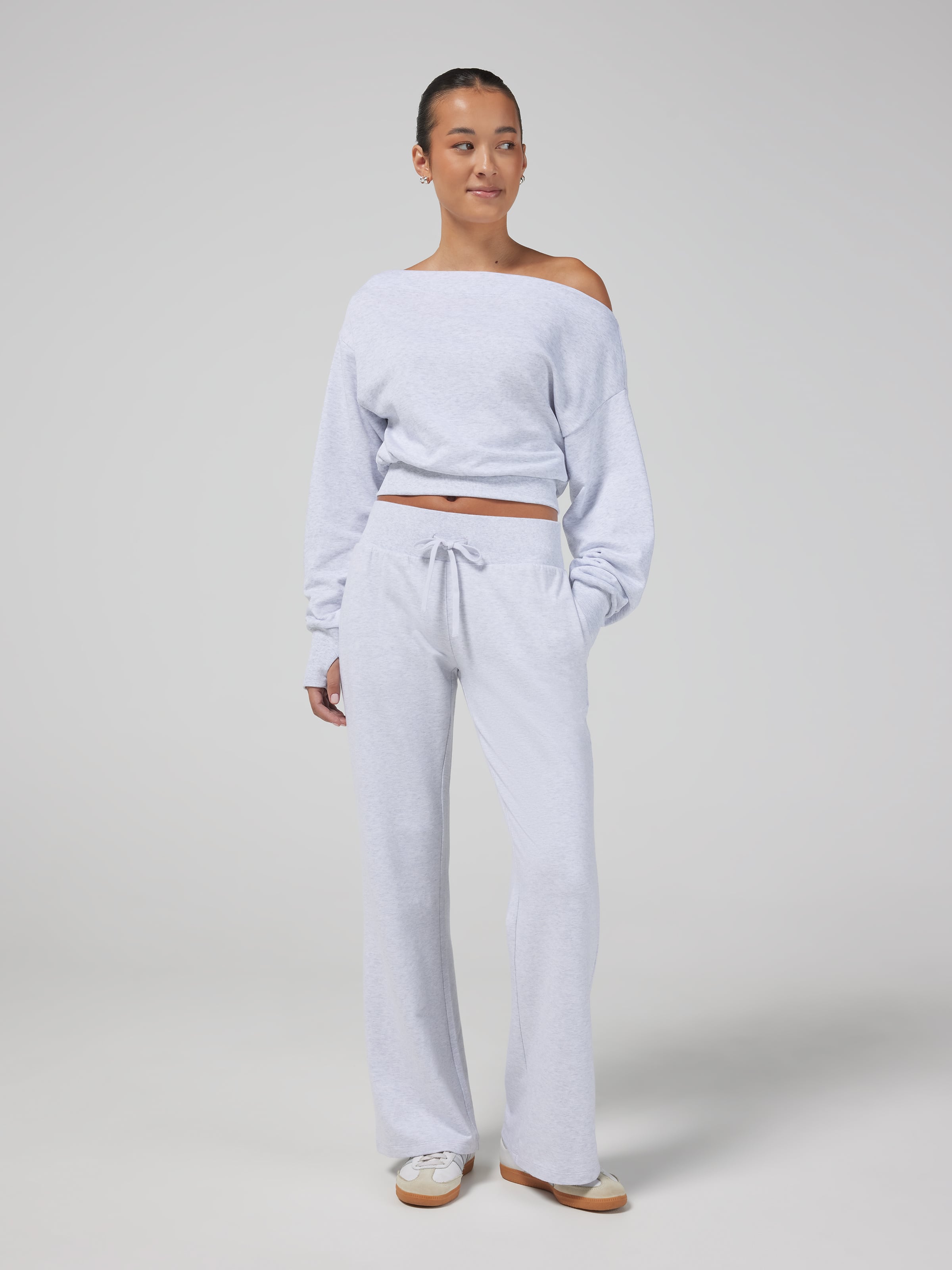 Wide Band Off The Shoulder Sweat