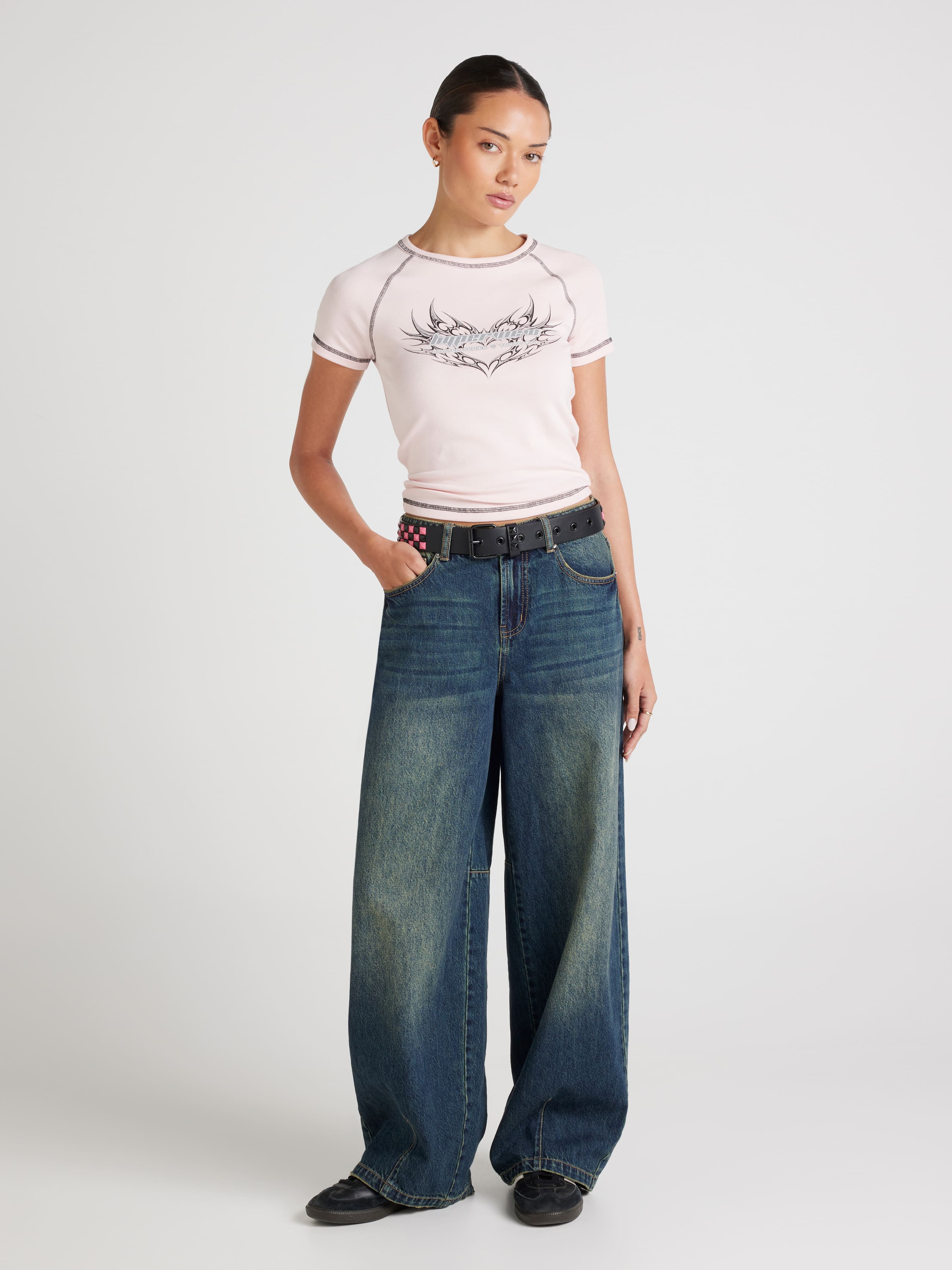 Hyperview Contrast Baby Raglan