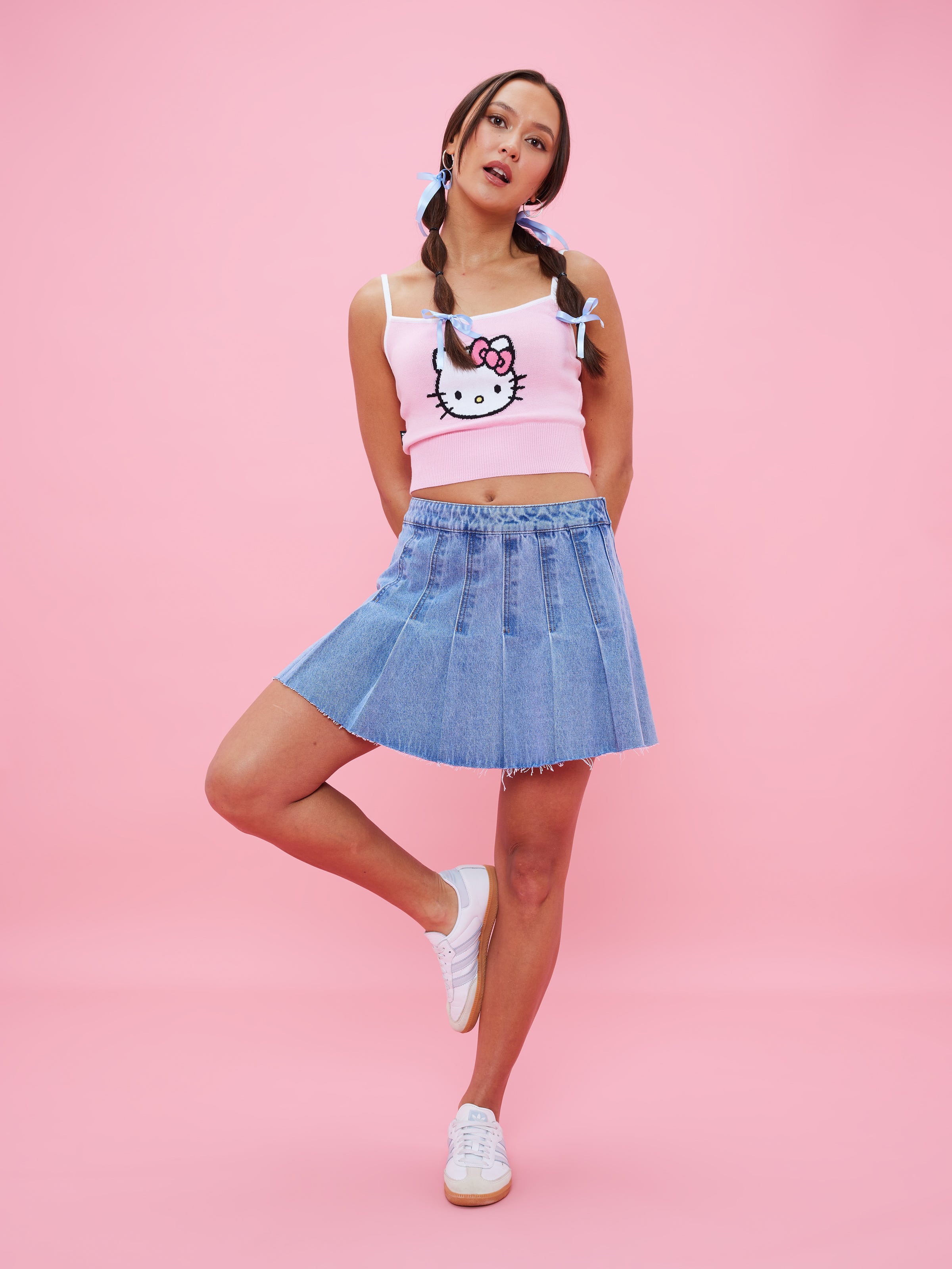 Hello Kitty Contrast Knit Cami