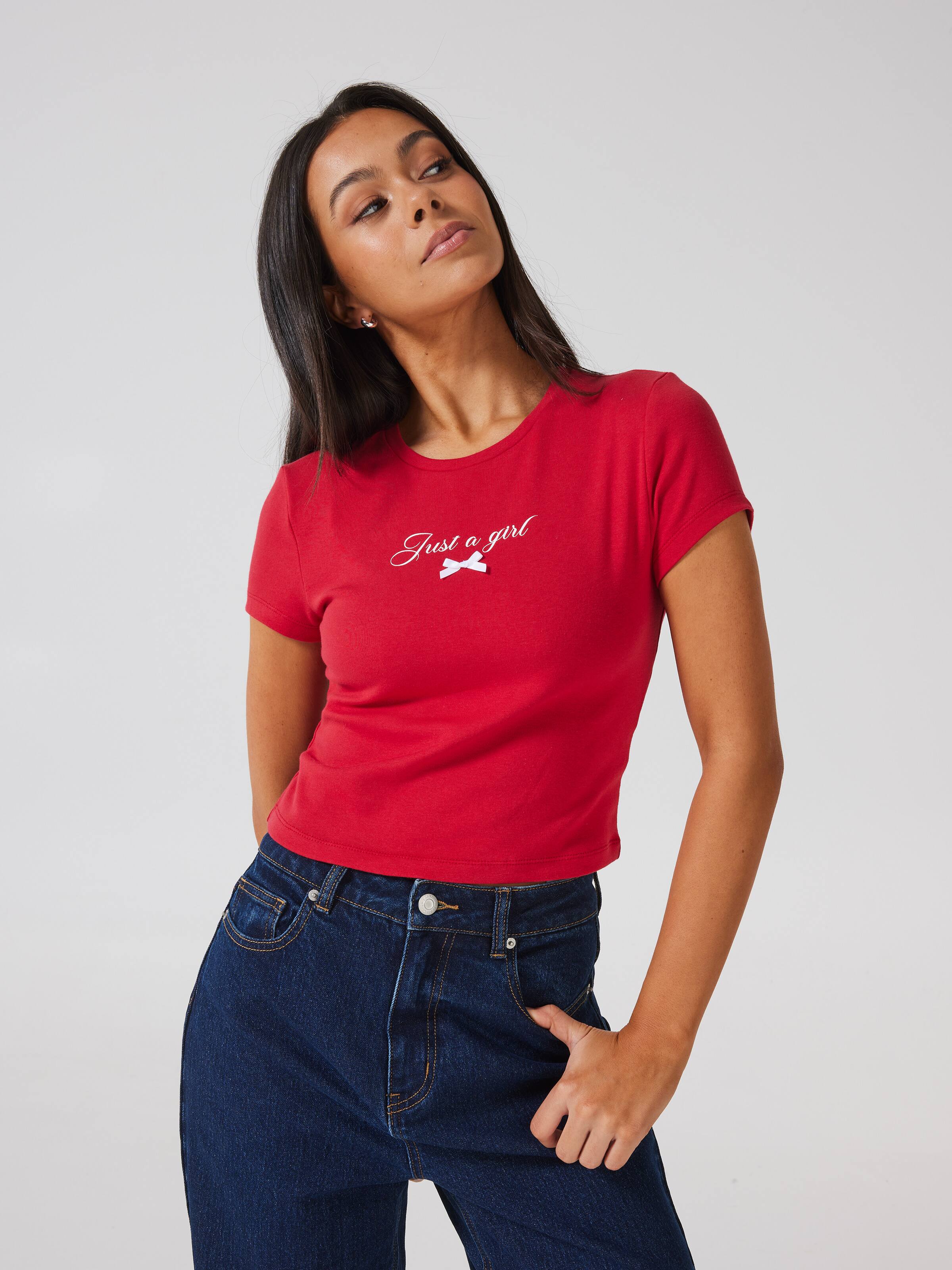 Just A Girl Baby Tee