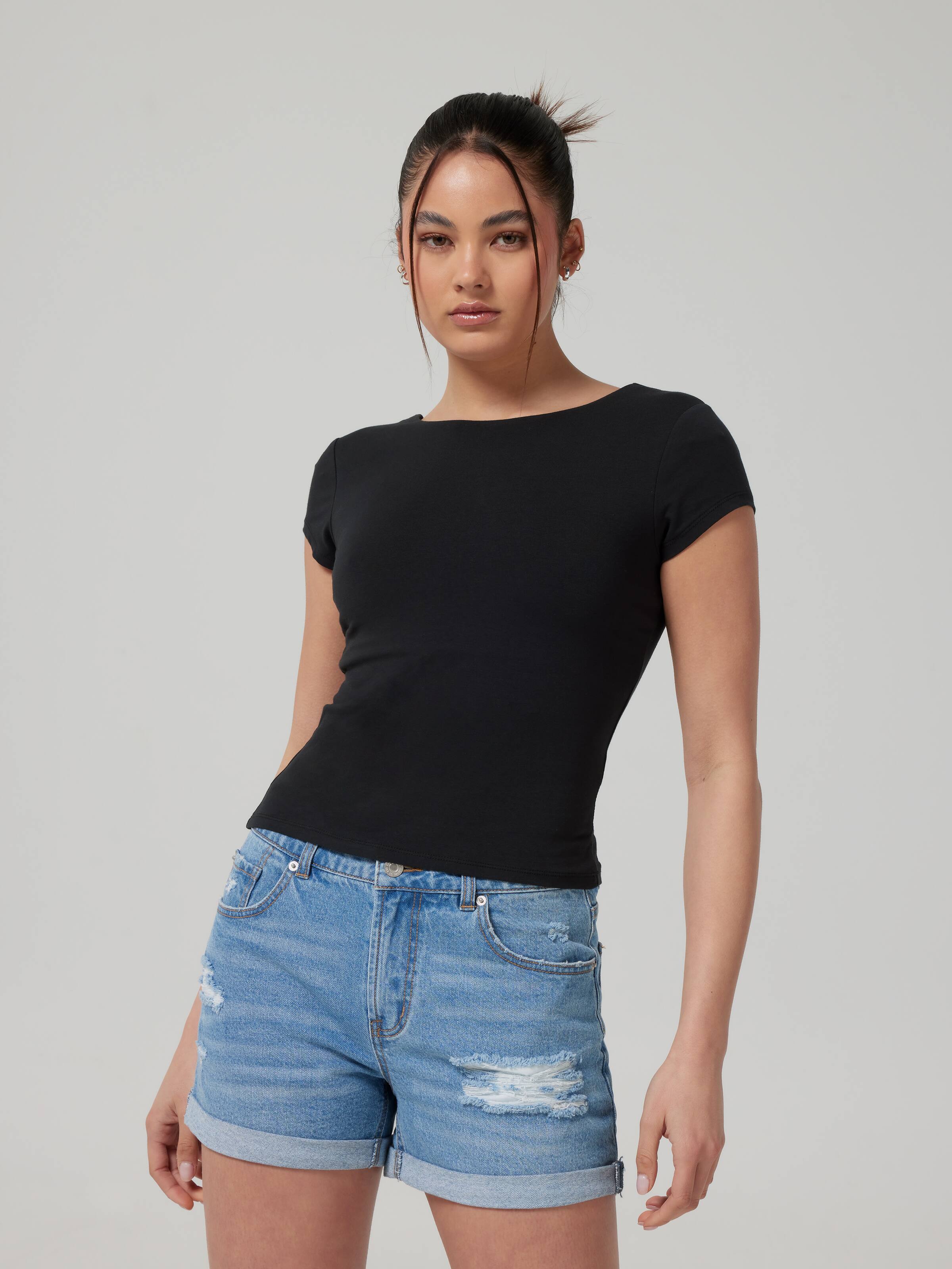 Backless Capsleeve Top