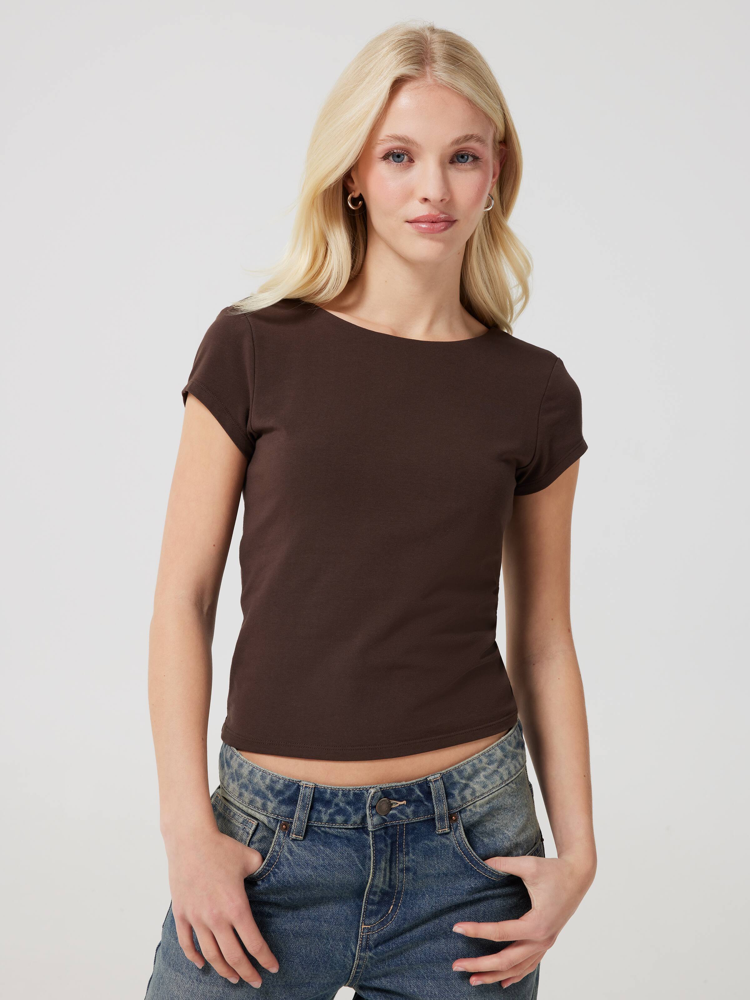 Backless Capsleeve Top