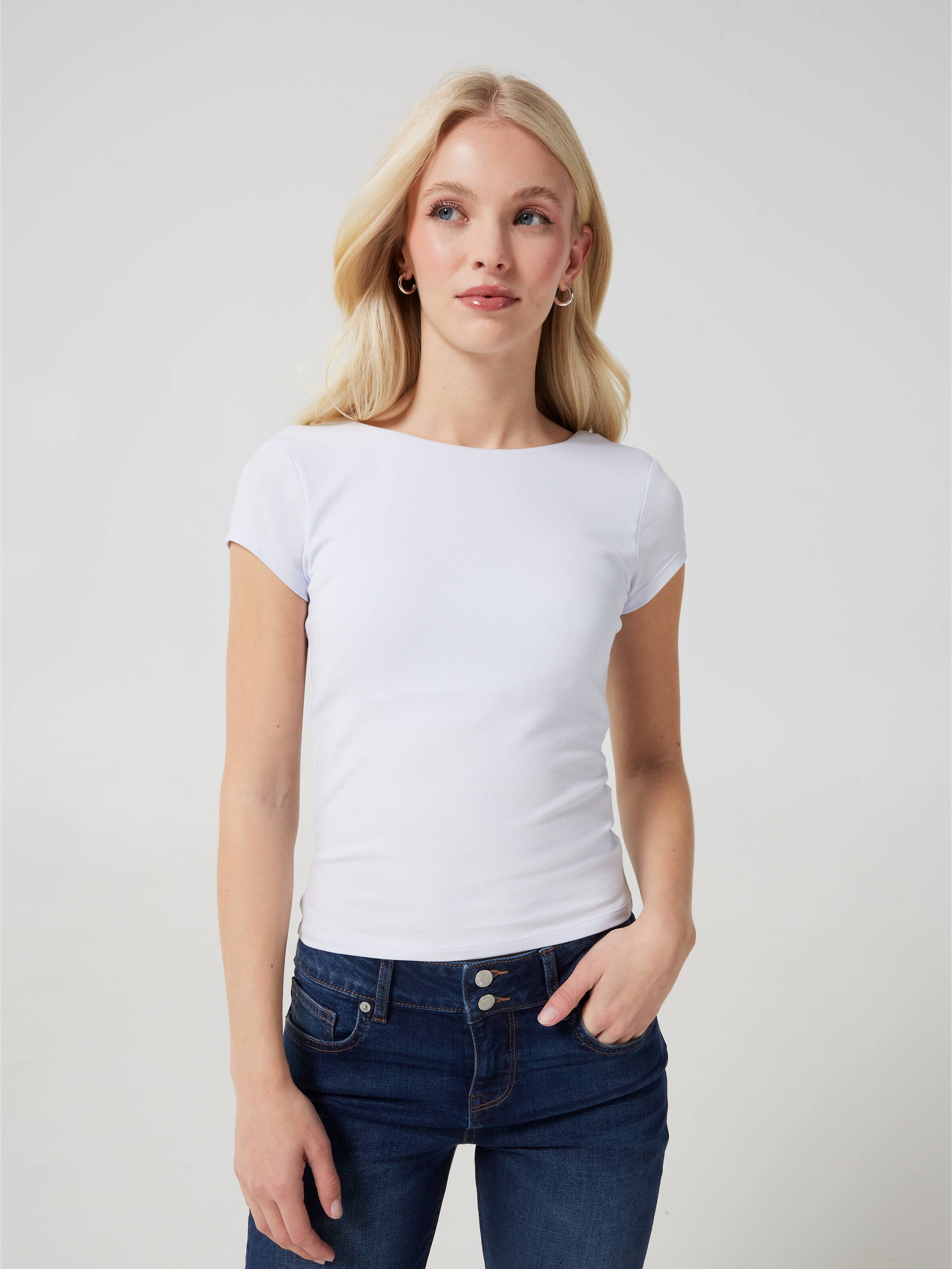 Backless Capsleeve Top
