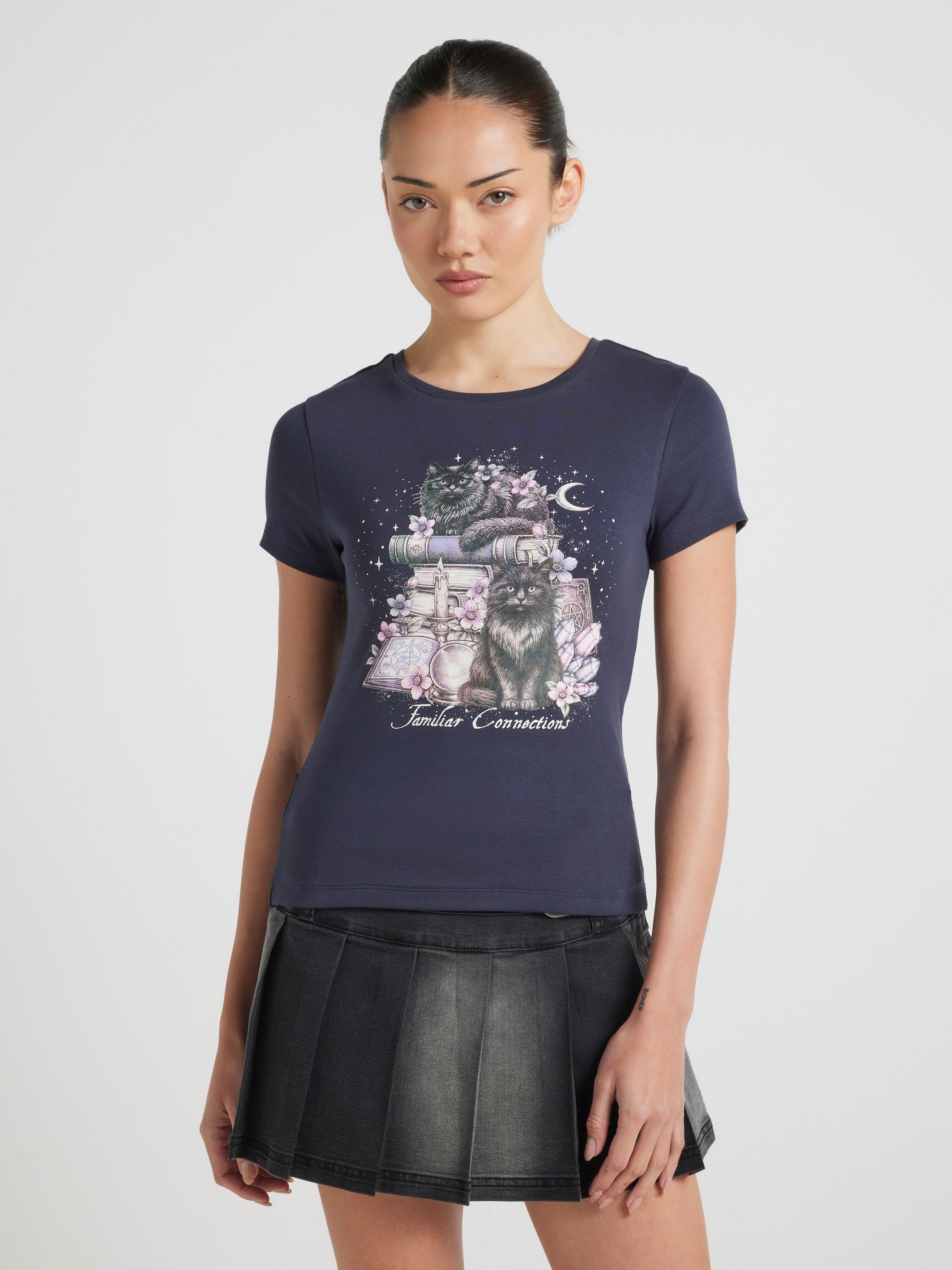 Mystical Cat Baby Tee