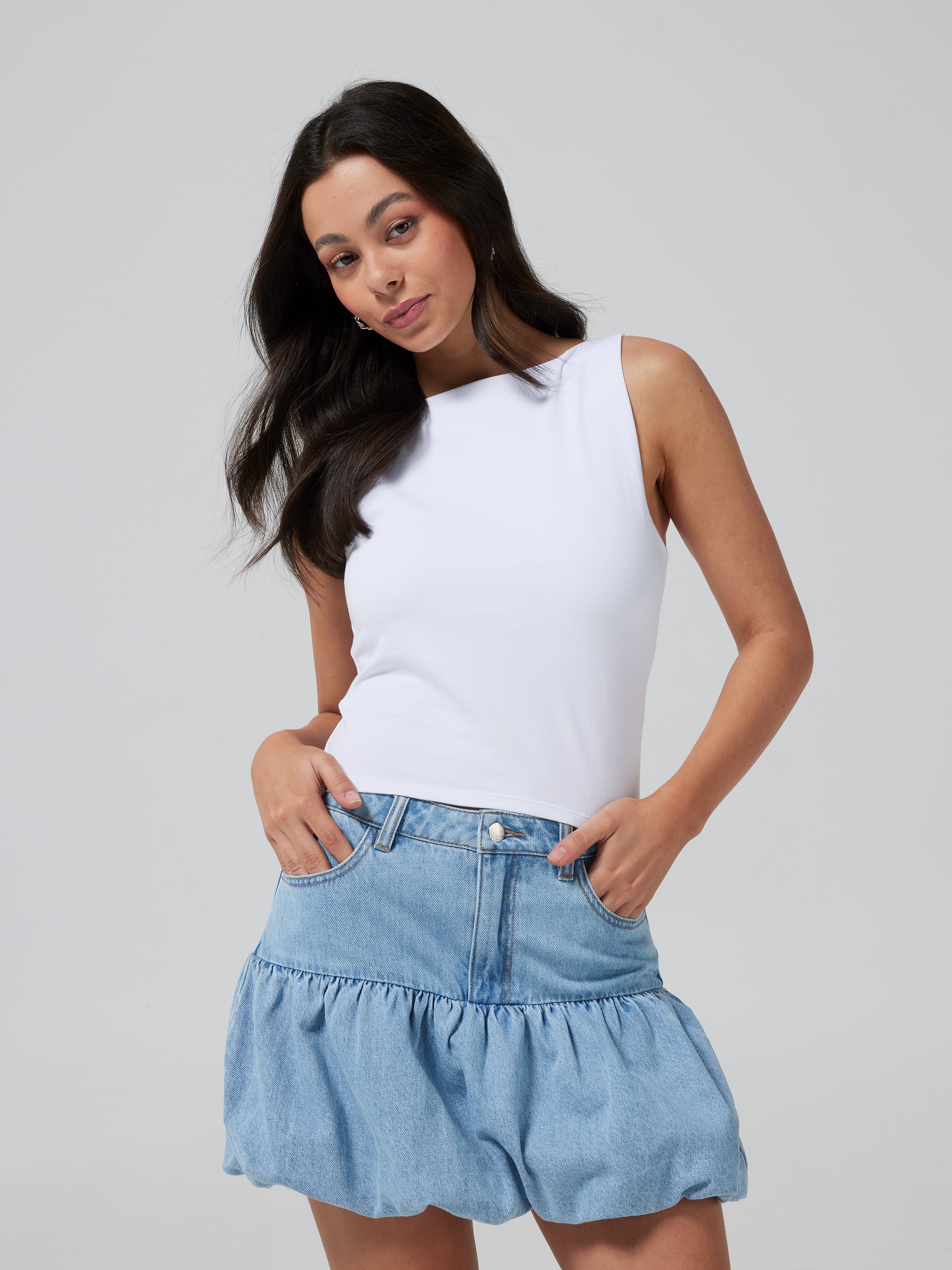 High Neck Top