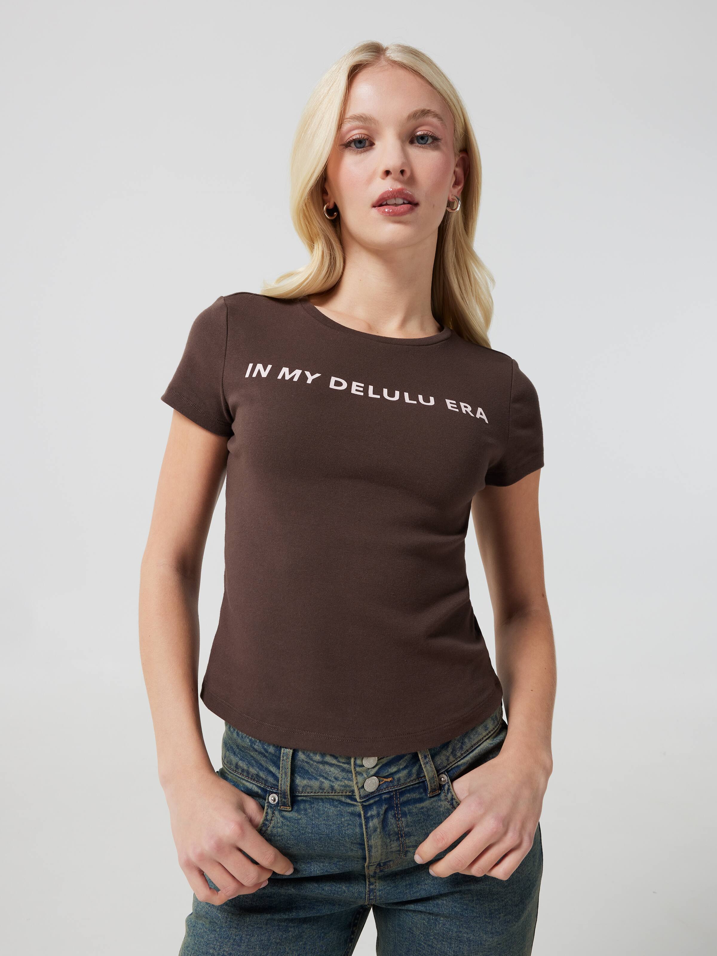 W Delulu Ll Baby Tee