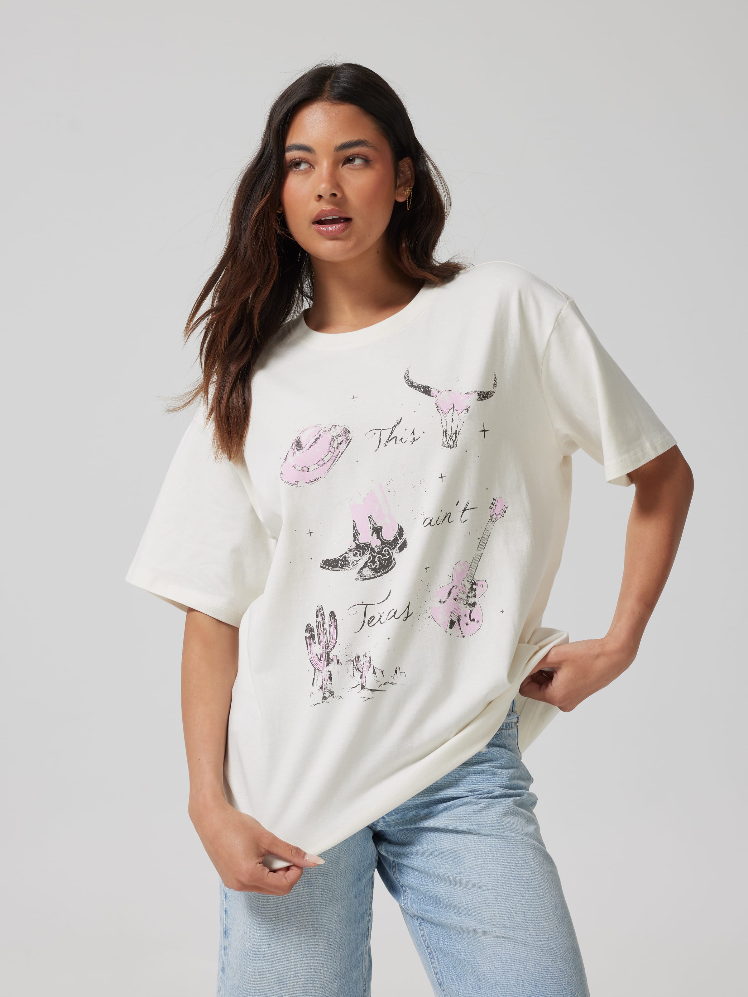 Nashville Stamp Oversized Tee