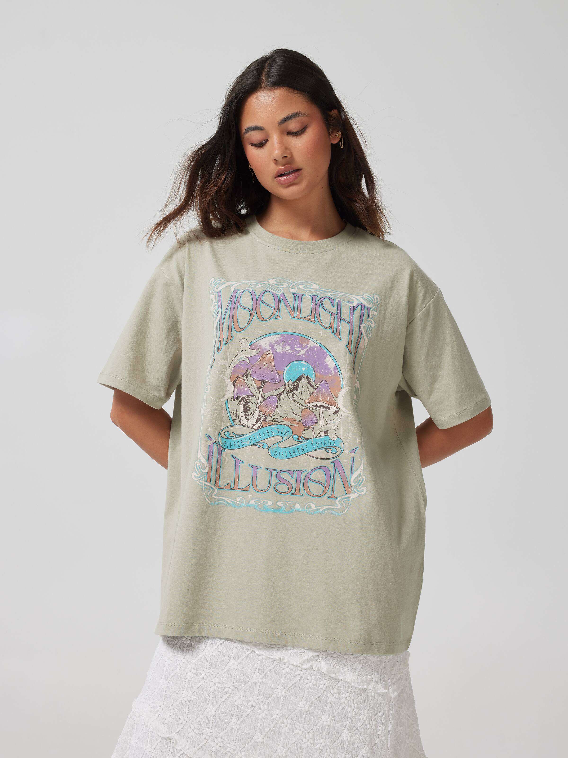 Mystic Moonlight Oversized Tee