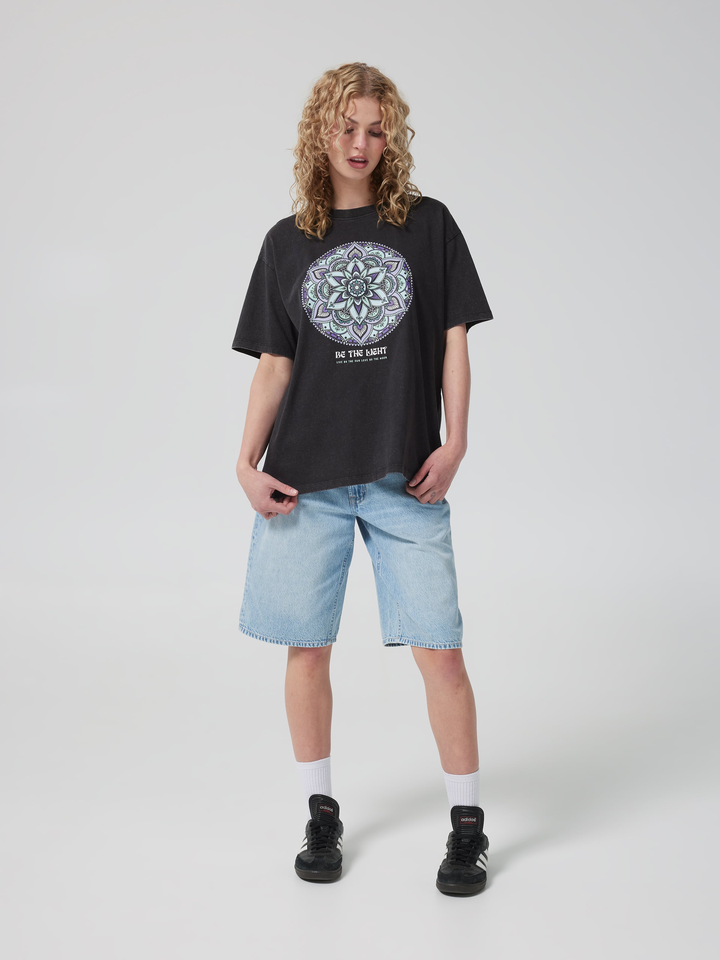 Mandala Beach Oversized Tee