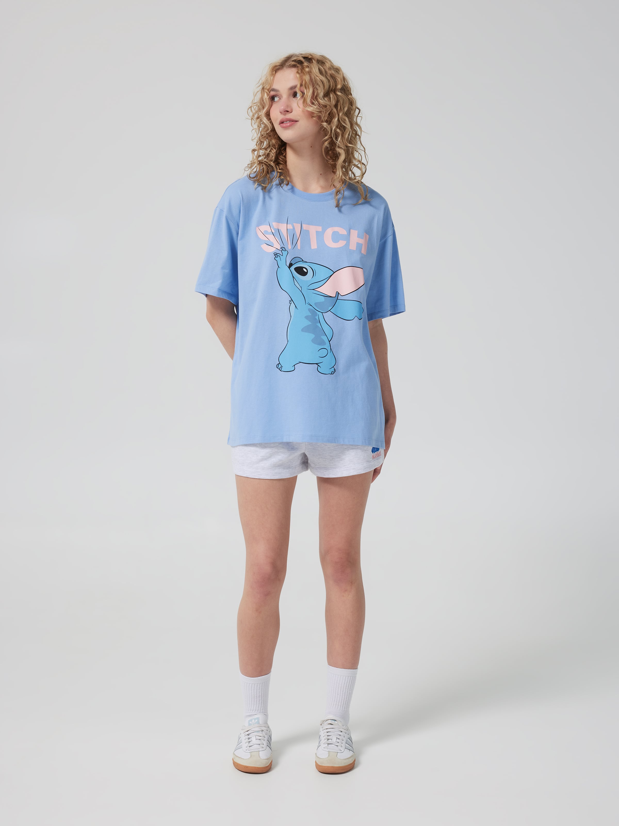 Lilo & Stitch Pull Down Oversized Tee