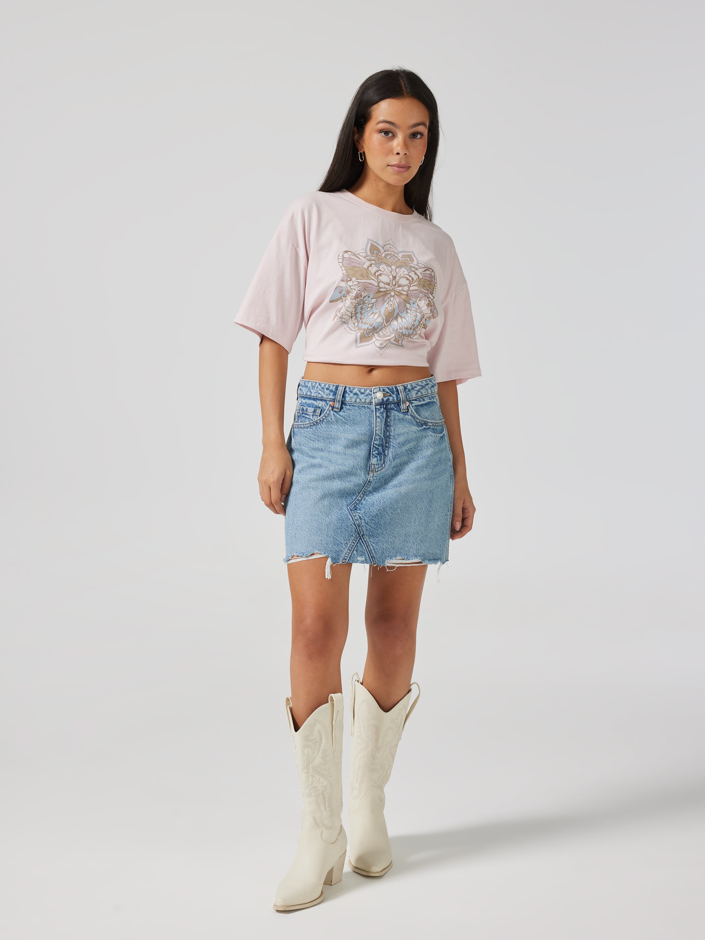 Mystic Butterfly Oversized Tee