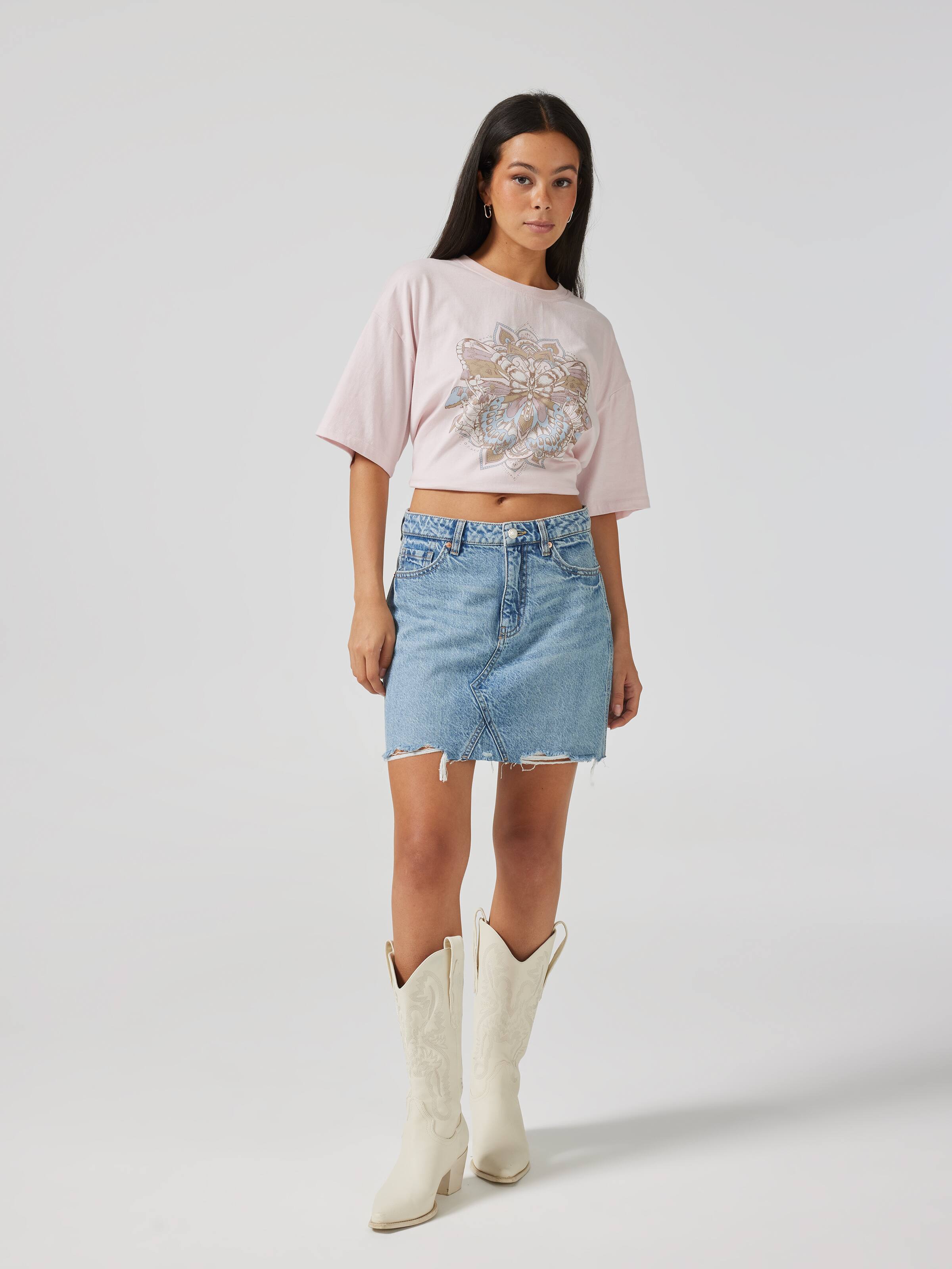 Mystic Butterfly Oversized Tee