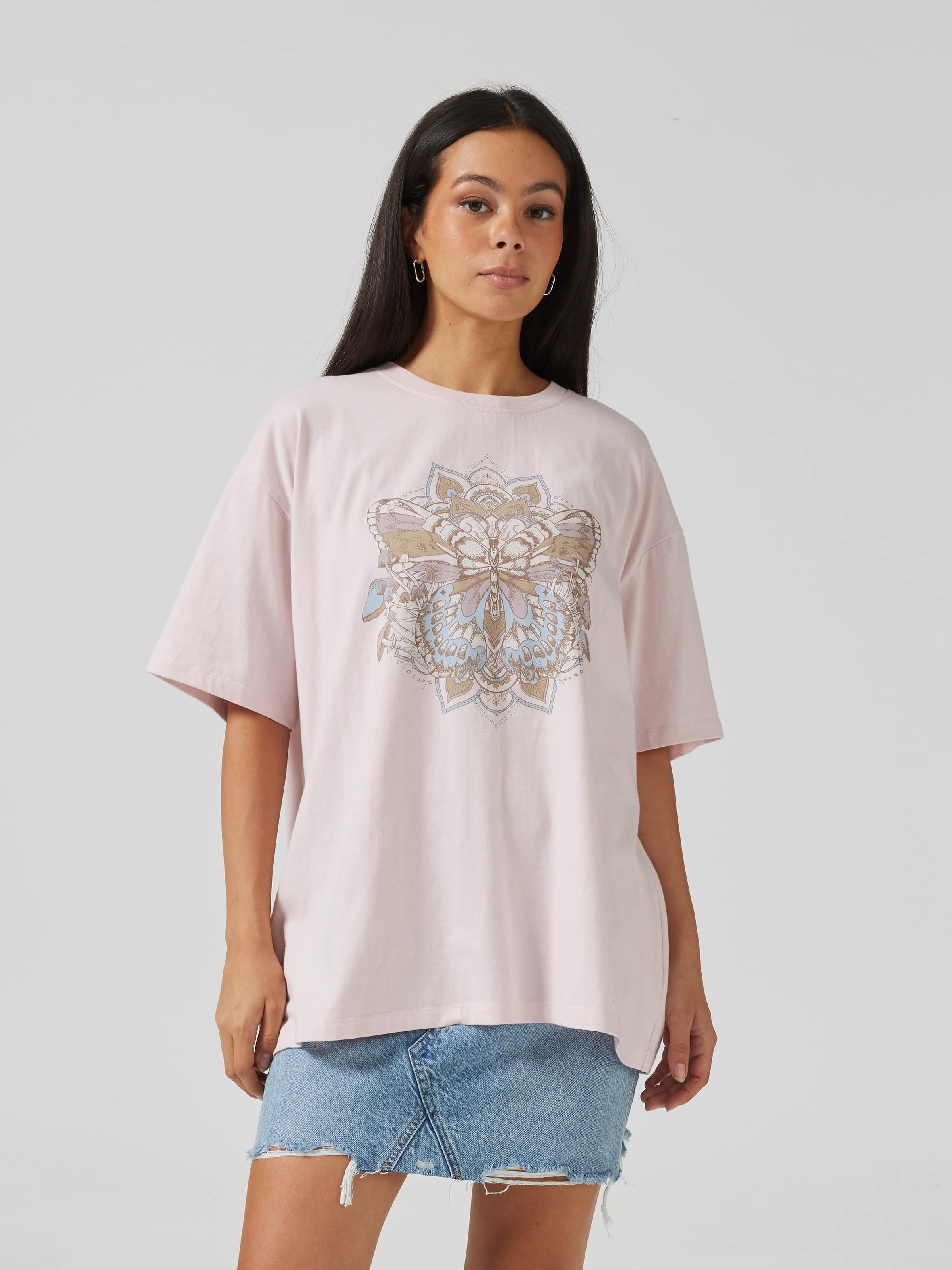 Mystic Butterfly Oversized Tee