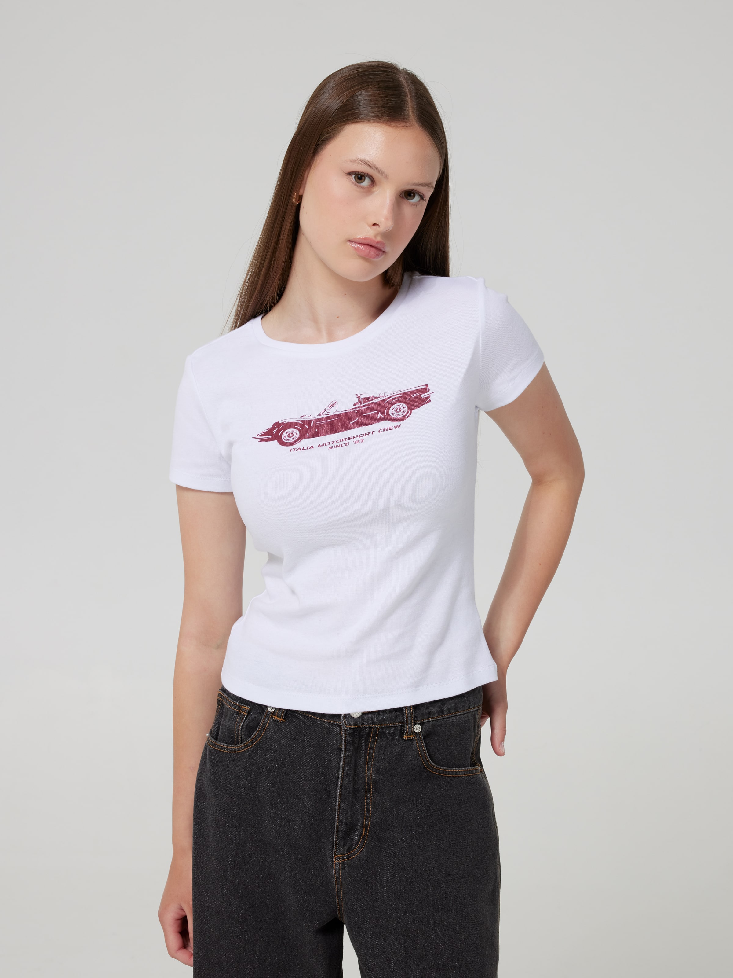 Italia Car Baby Tee