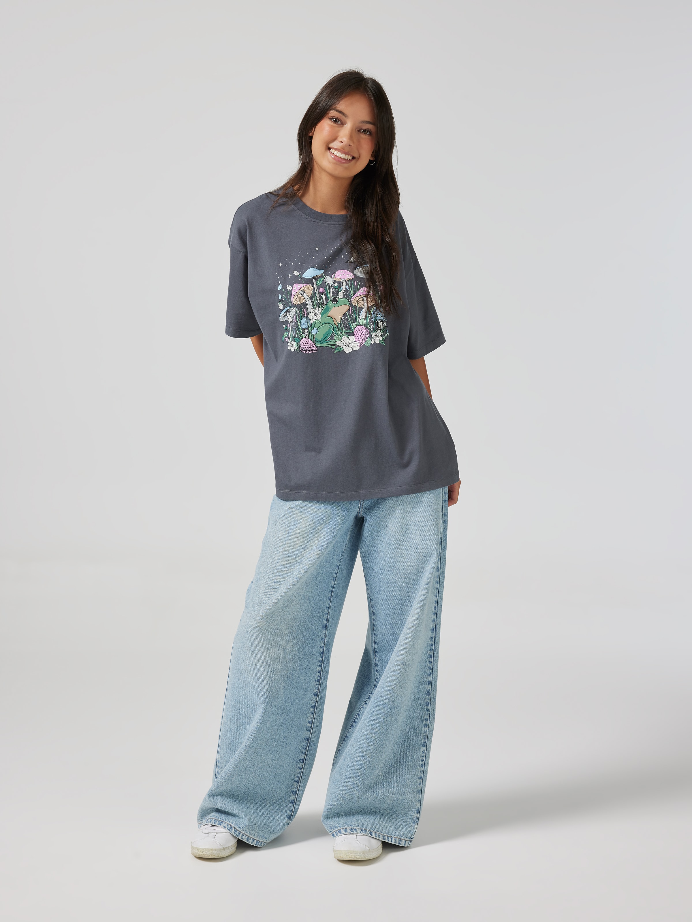 Night Frog Oversized Tee