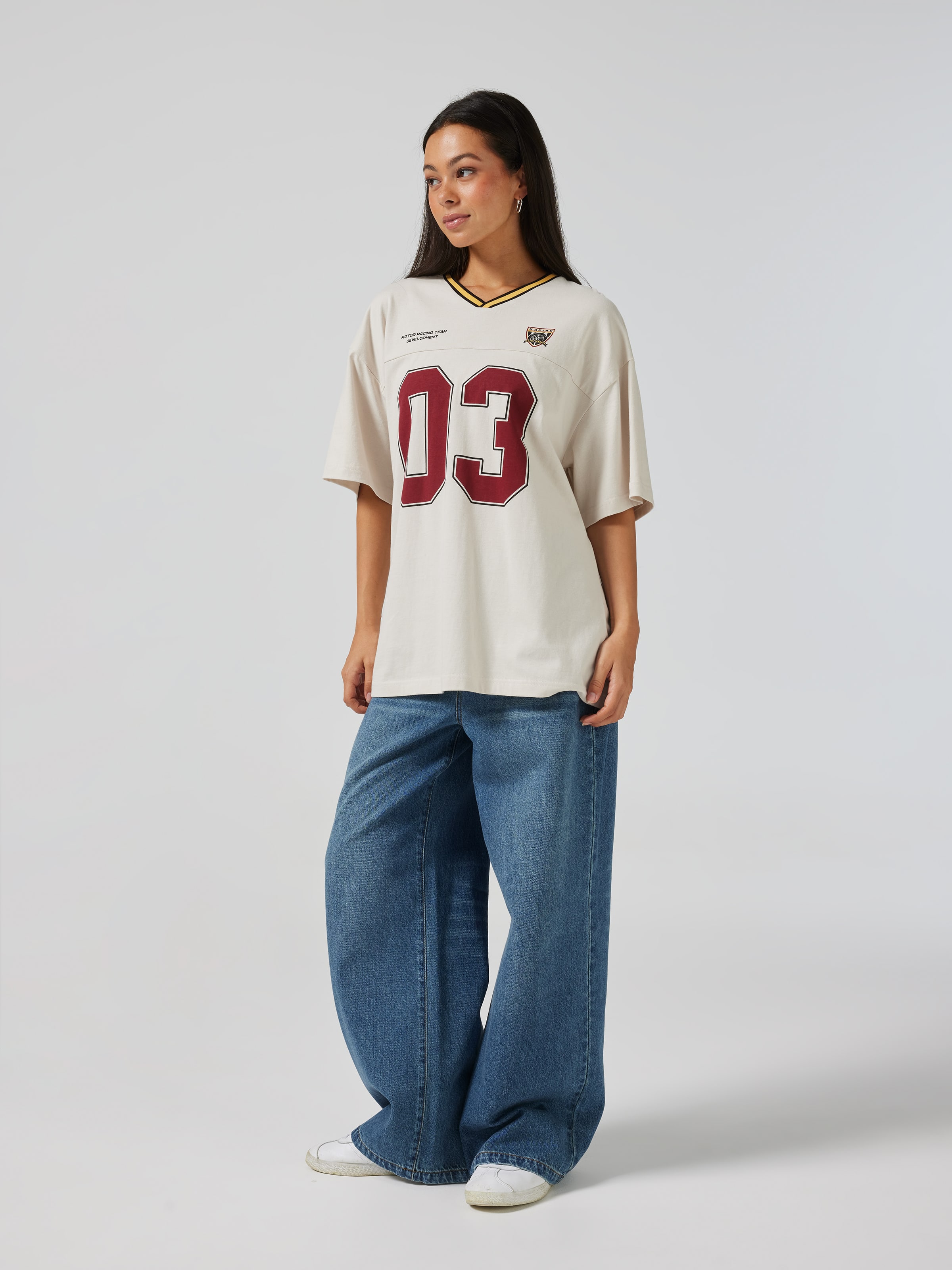 Pit Crew Seam Oversized Tee