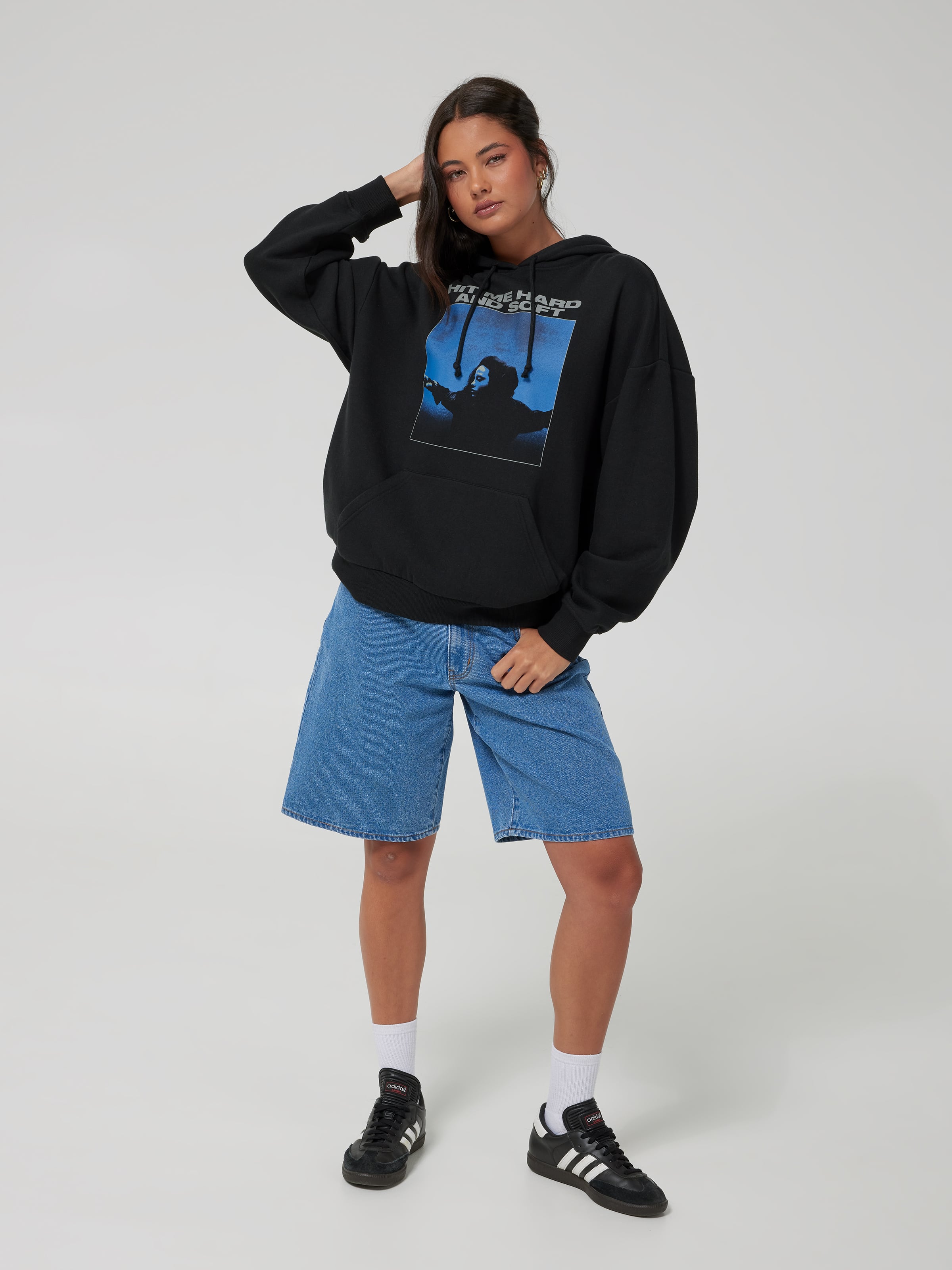 Billie Hit Me Oversized Hoodie