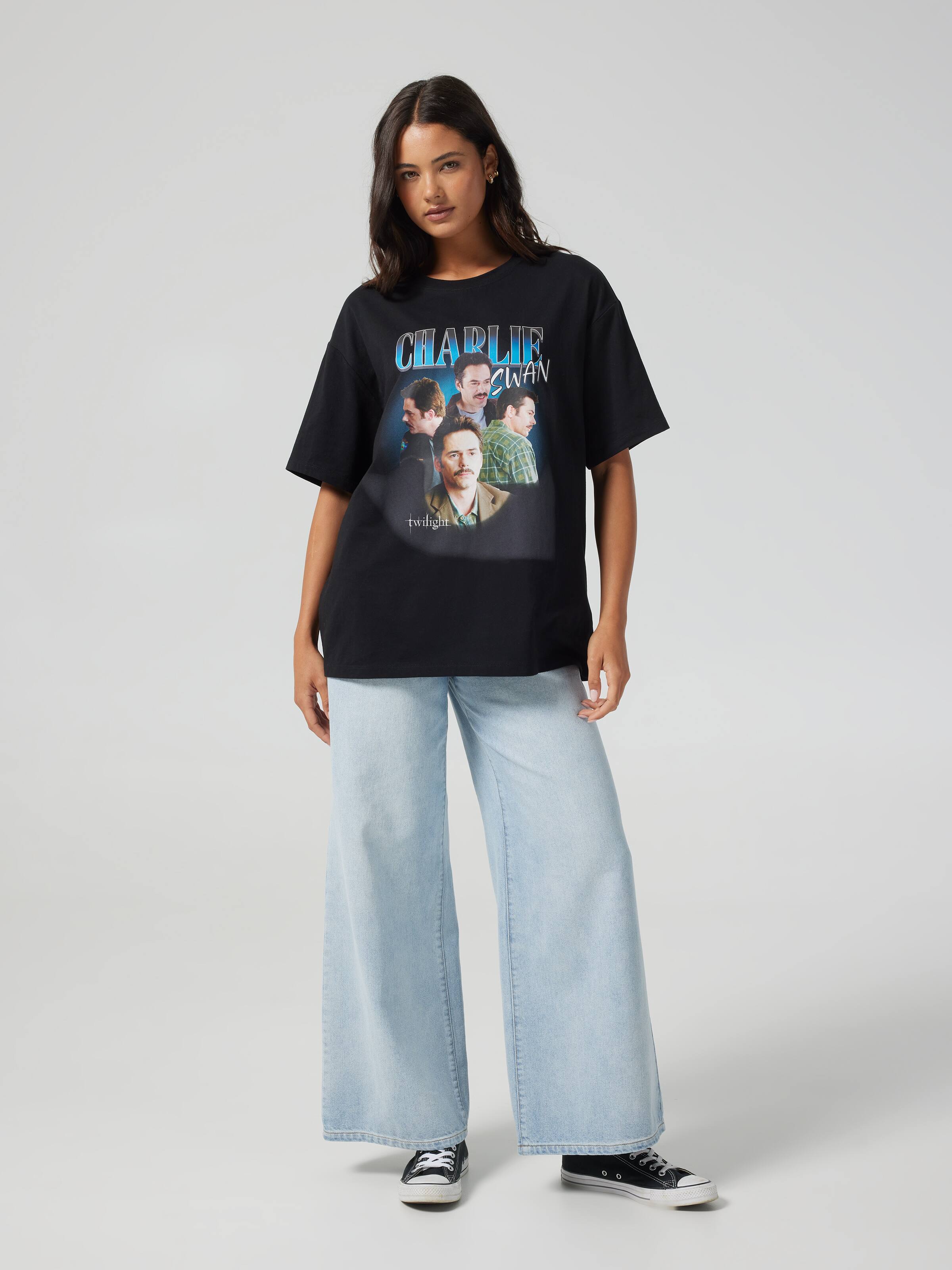 Twilight Charlie Swan Oversized Tee