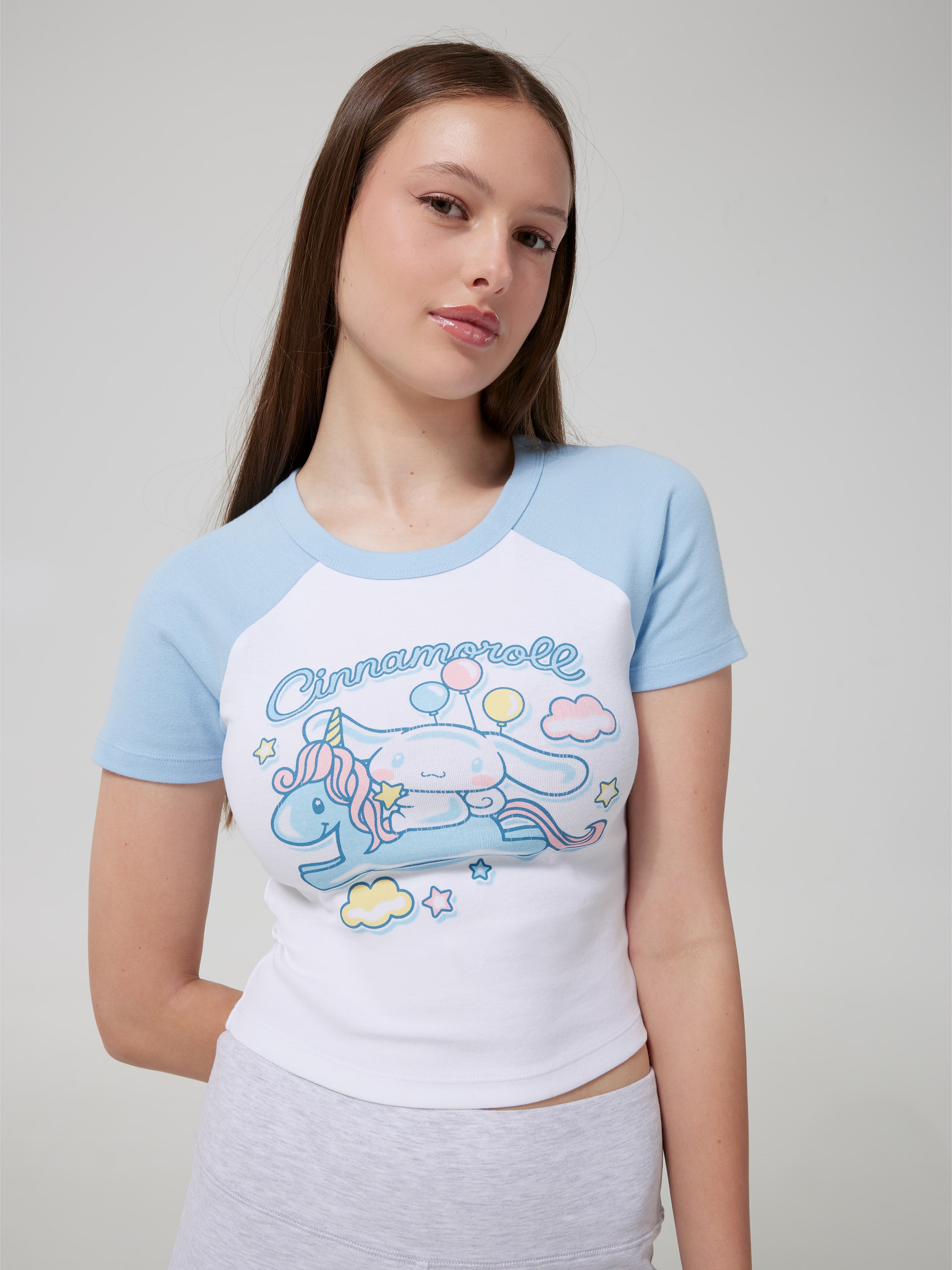 Cinnamoroll Balloon Baby Raglan