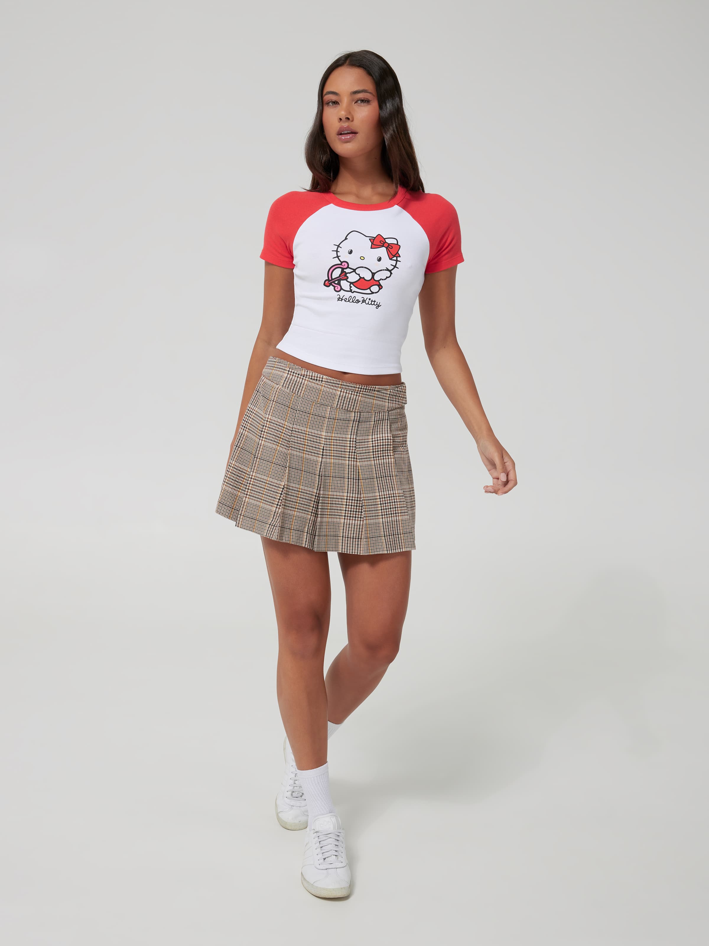 Hello Kity Cupid Baby Raglan Tee