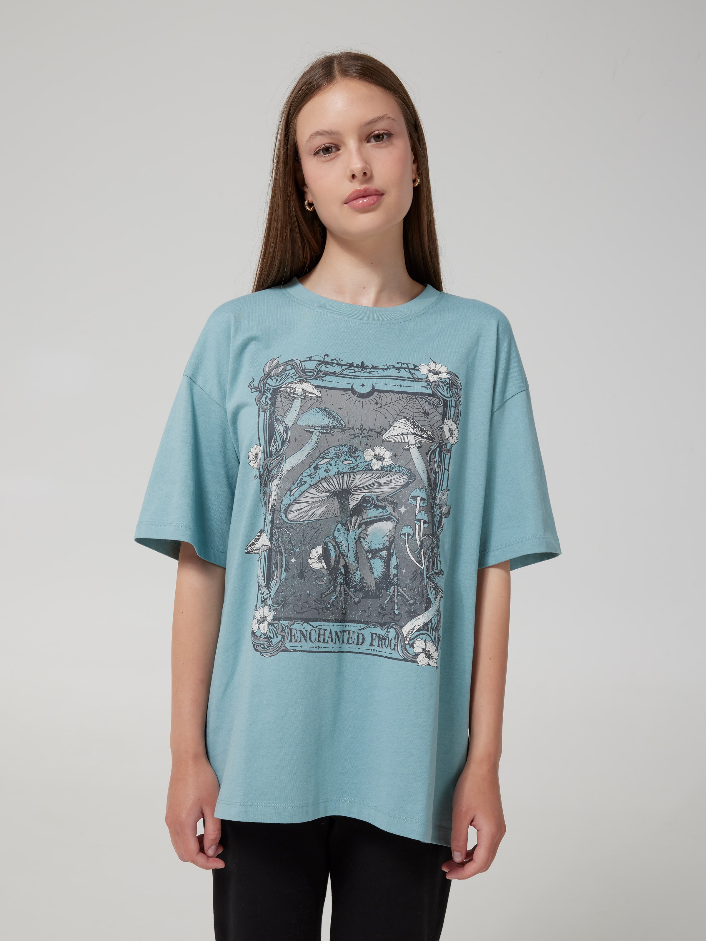 Enchanted Frog Oversized Tee