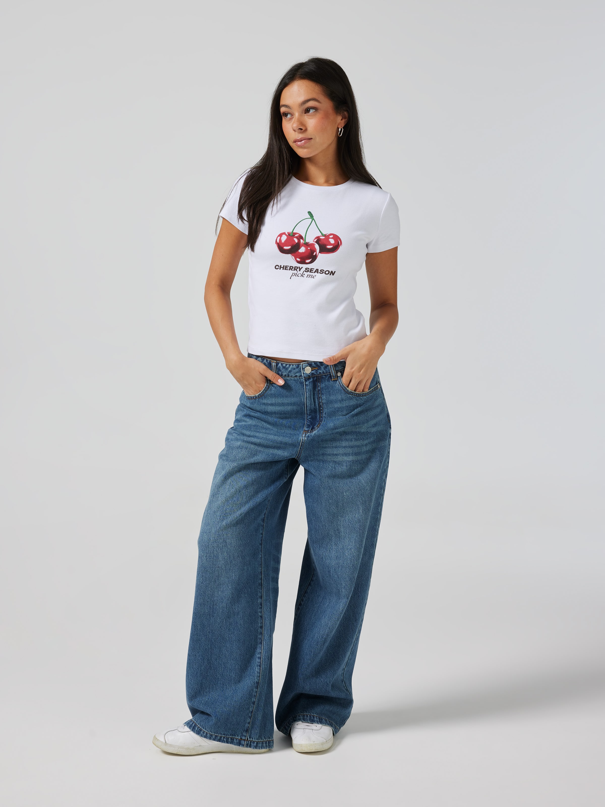 Cherry Season Baby Tee