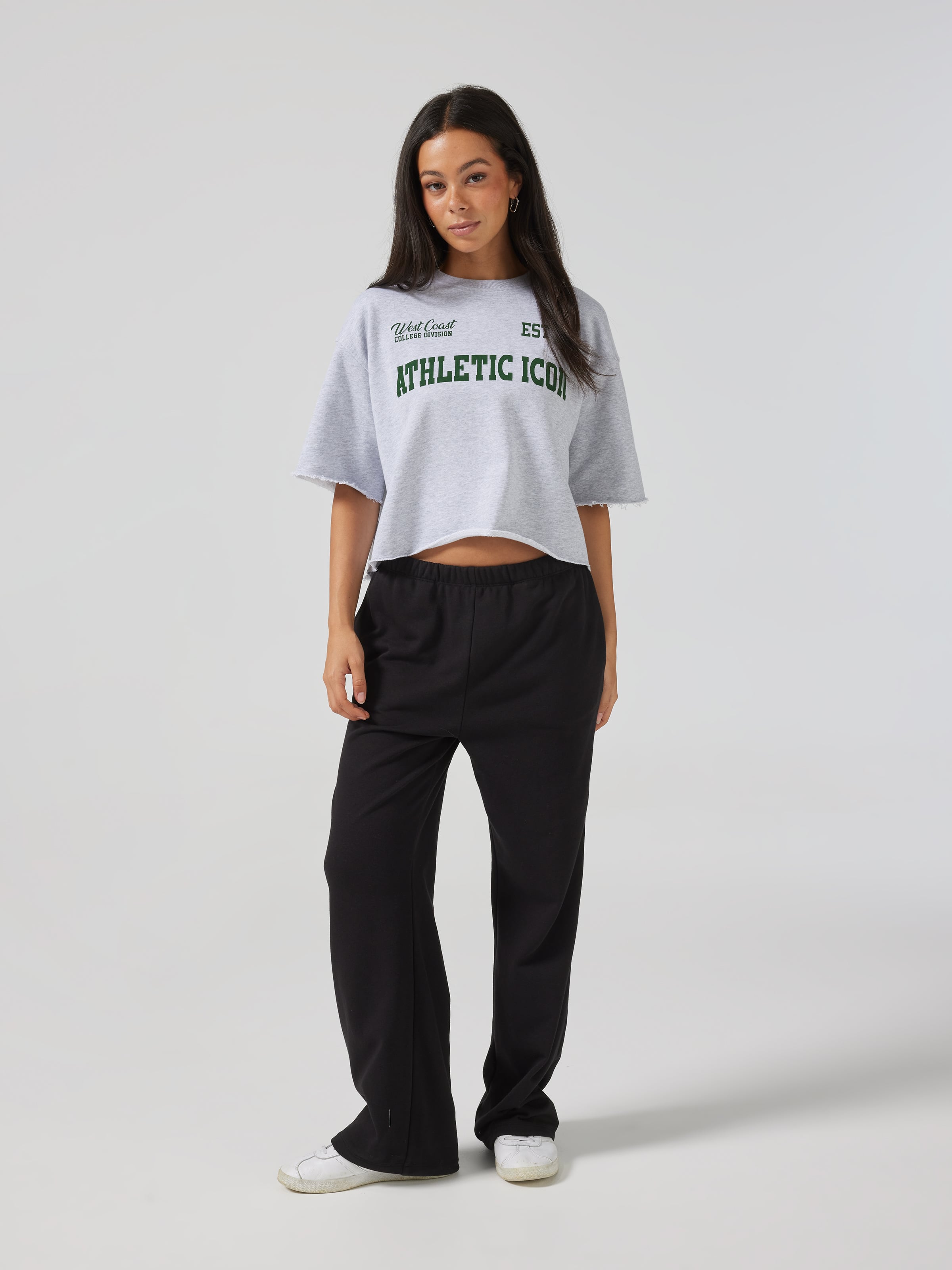 Athletic Loop Back Boxy Tee