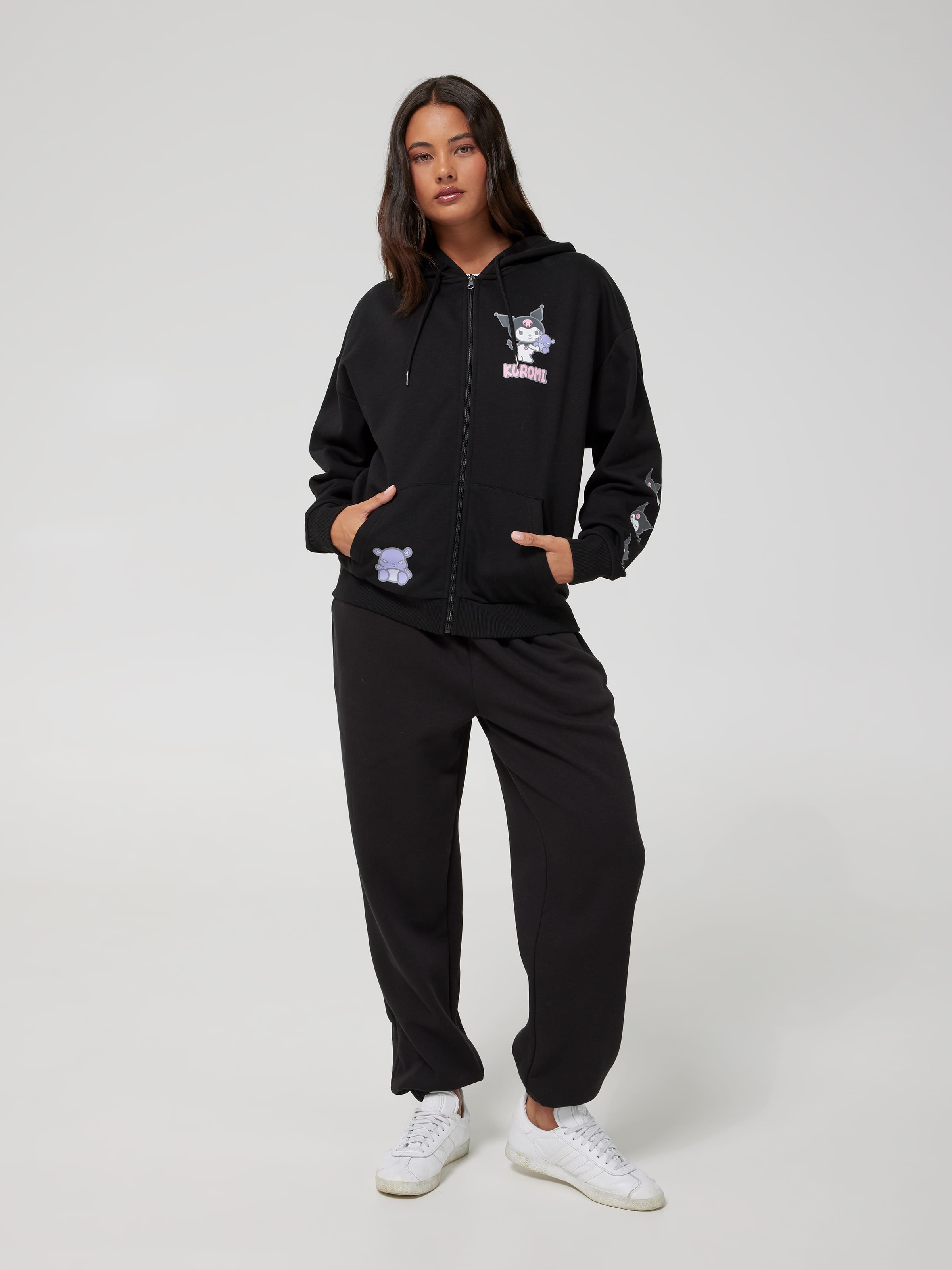 Kuromi Zip Up Hoodie