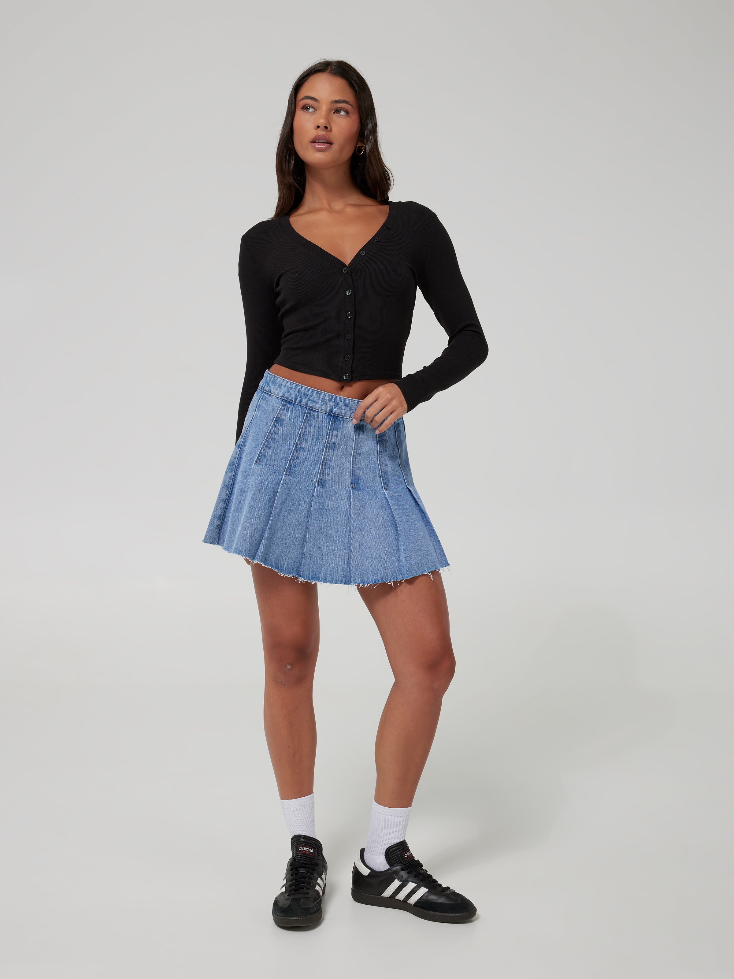 Button Up Long Sleeve Top