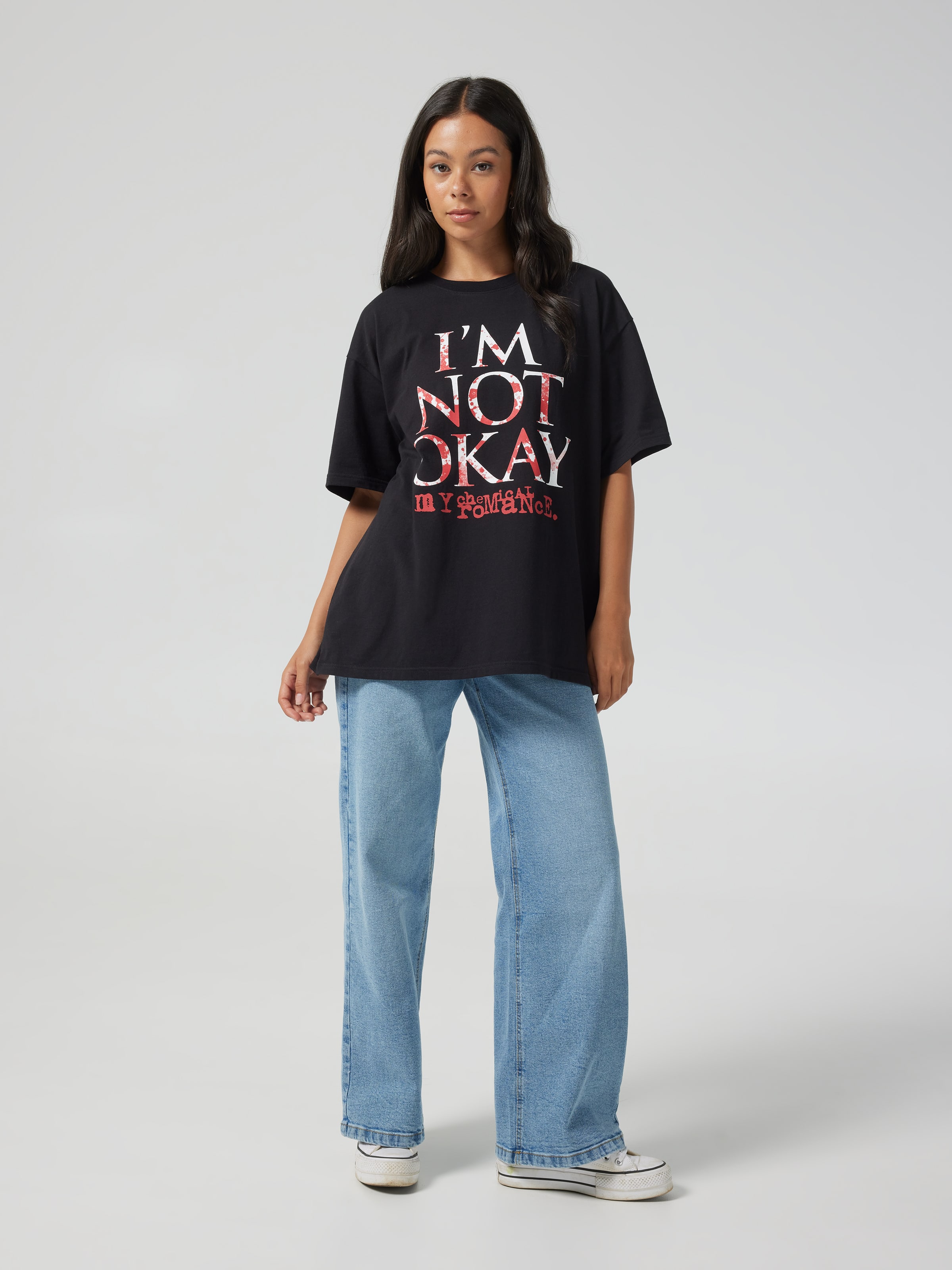 My Chemical Romance Im Not Okay Oversized Tee