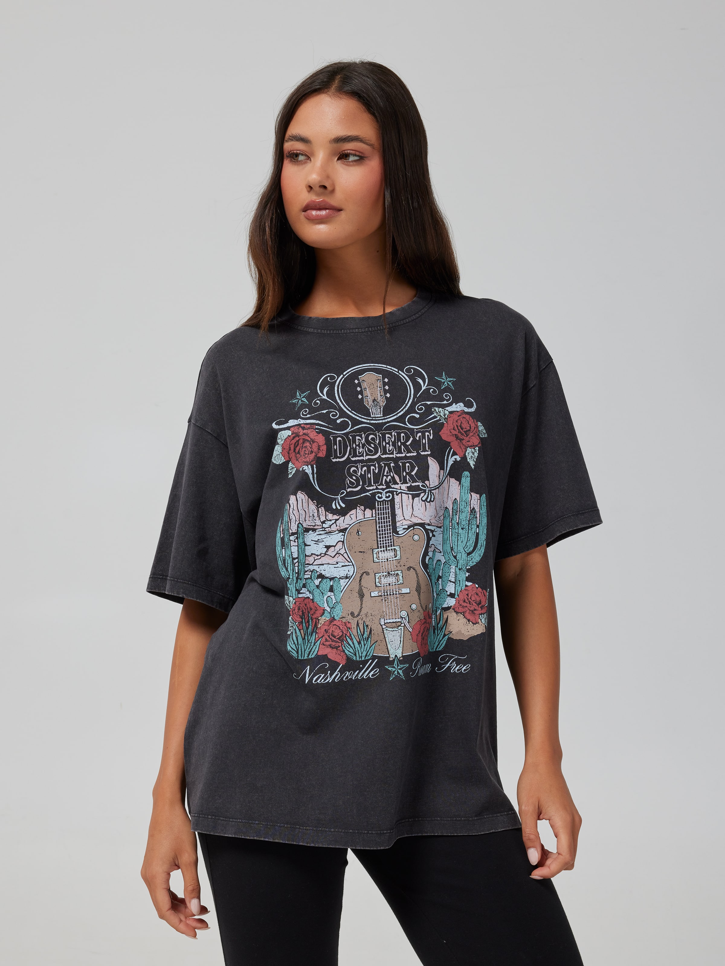 Desert Star Nashville Oversized Tee