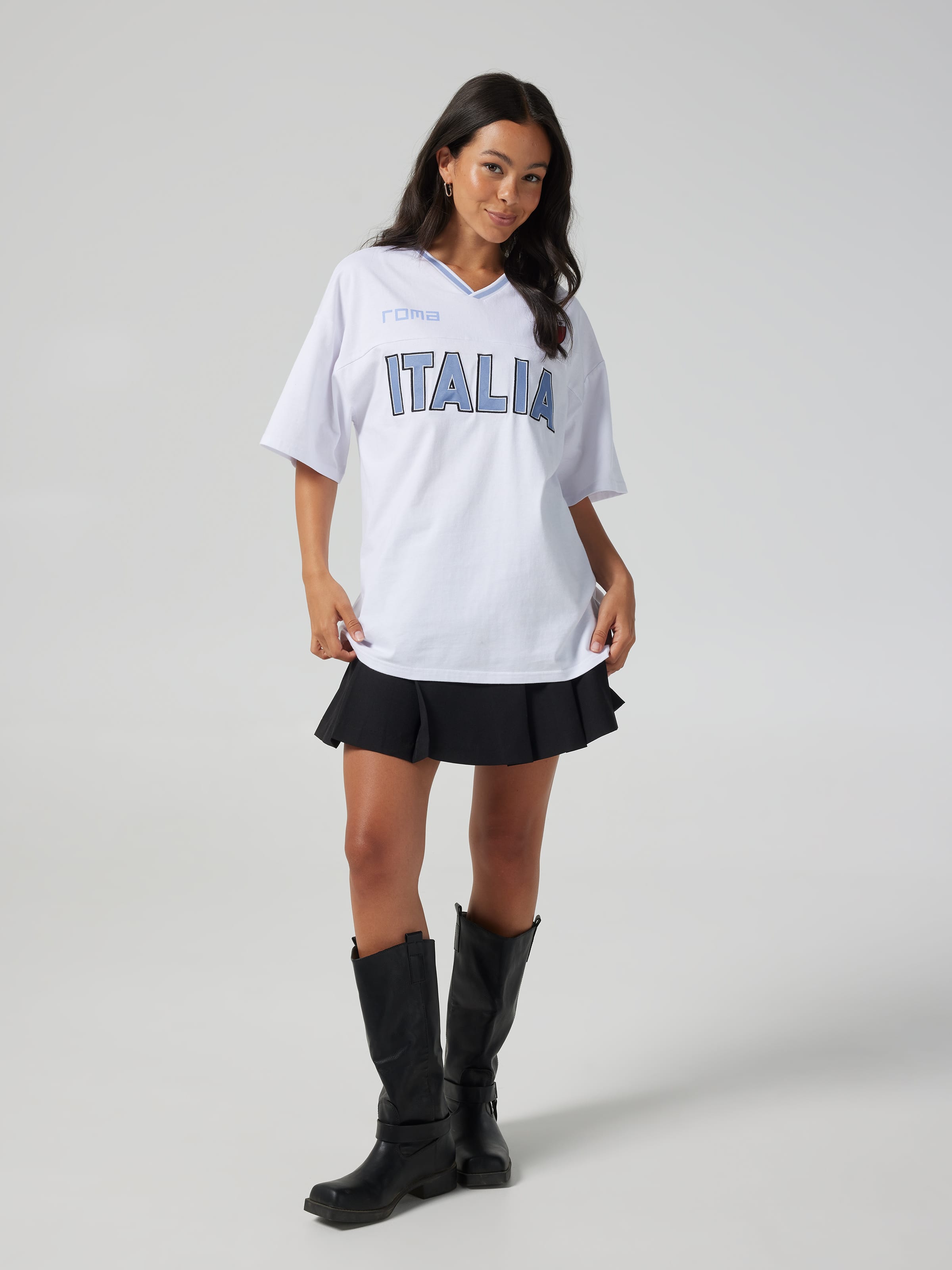 Italia Seam Overzized Tee