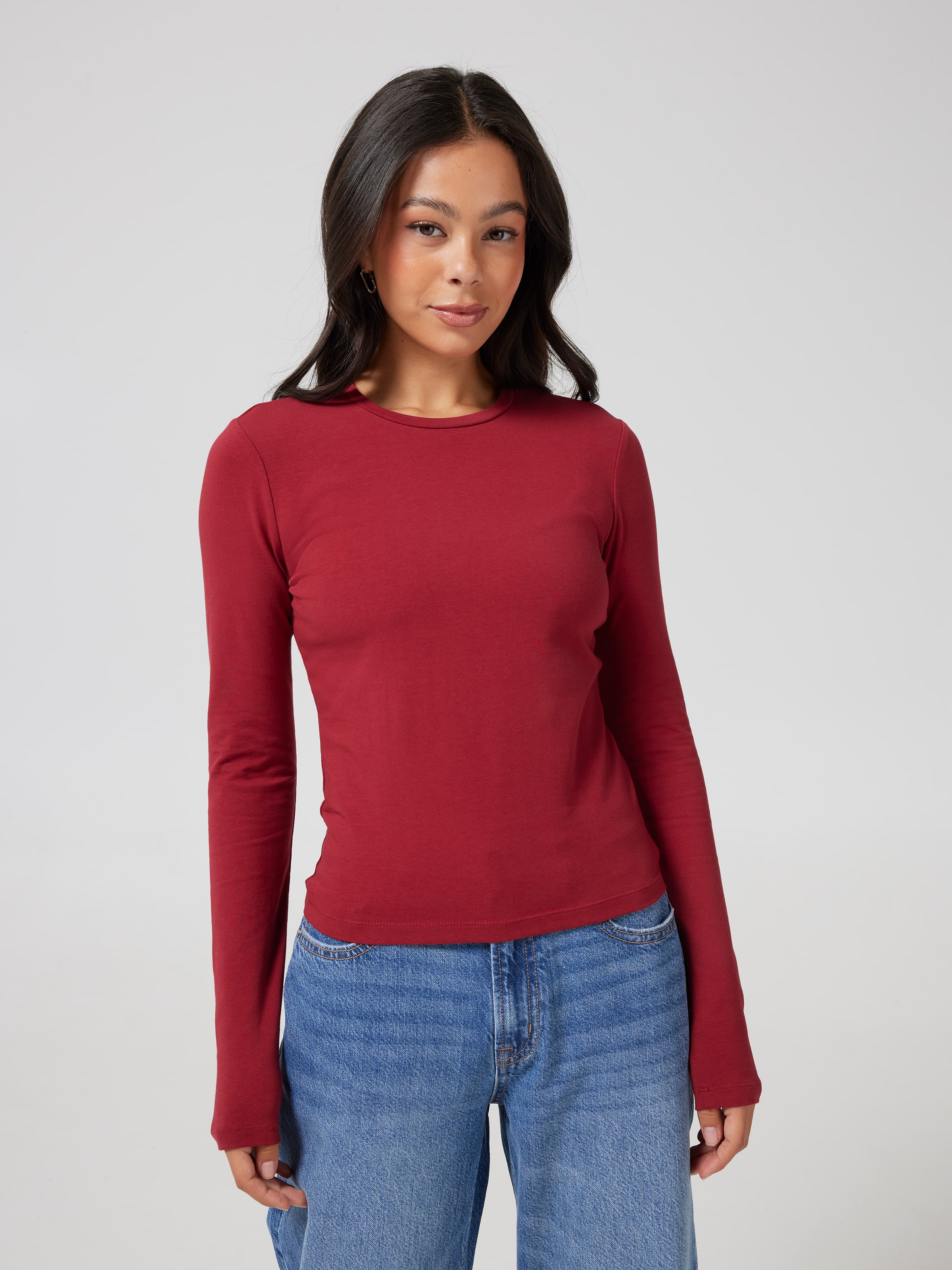 Long Sleeve Fitted Tee
