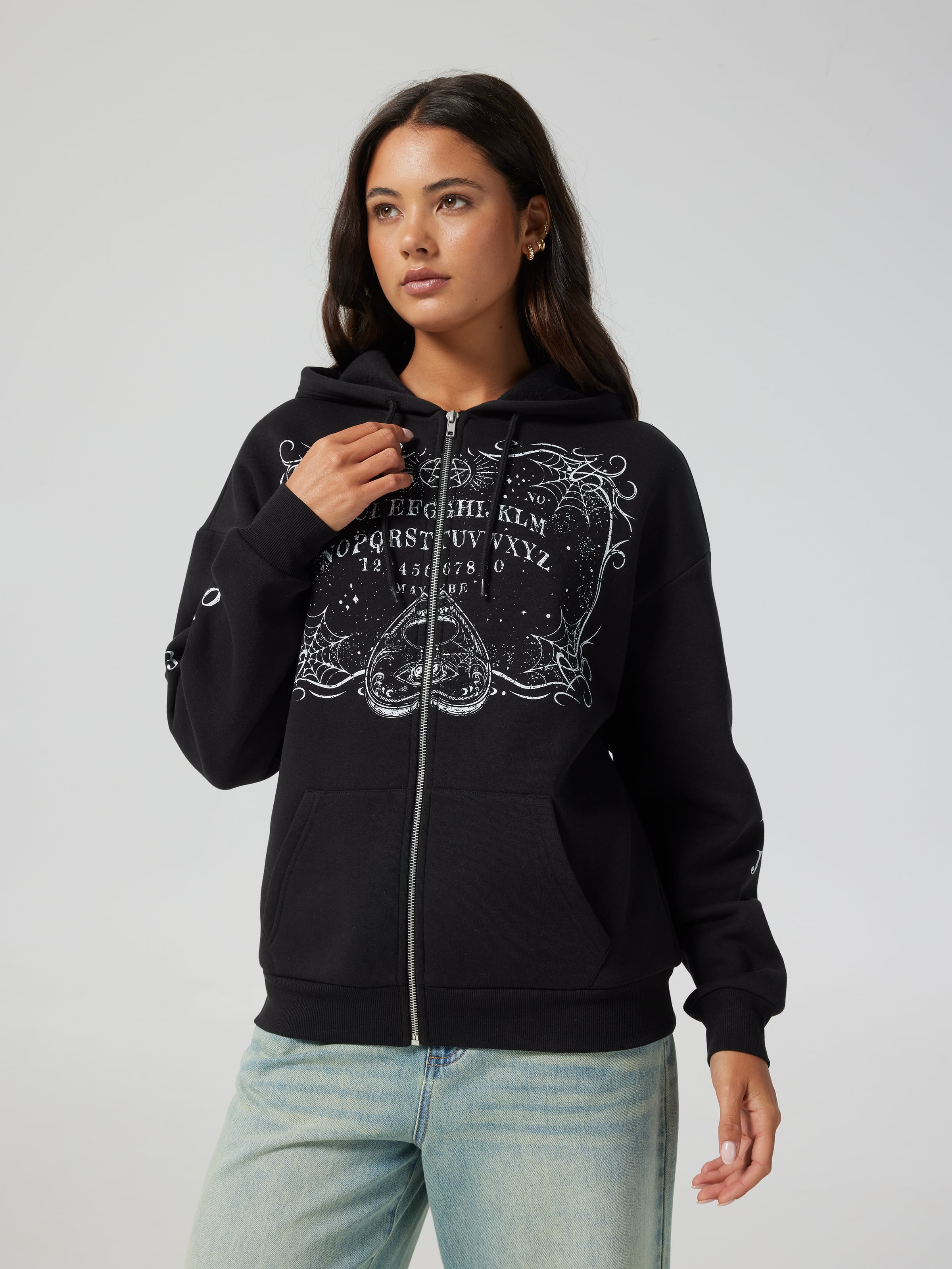 Ouija Zip Up Hoodie